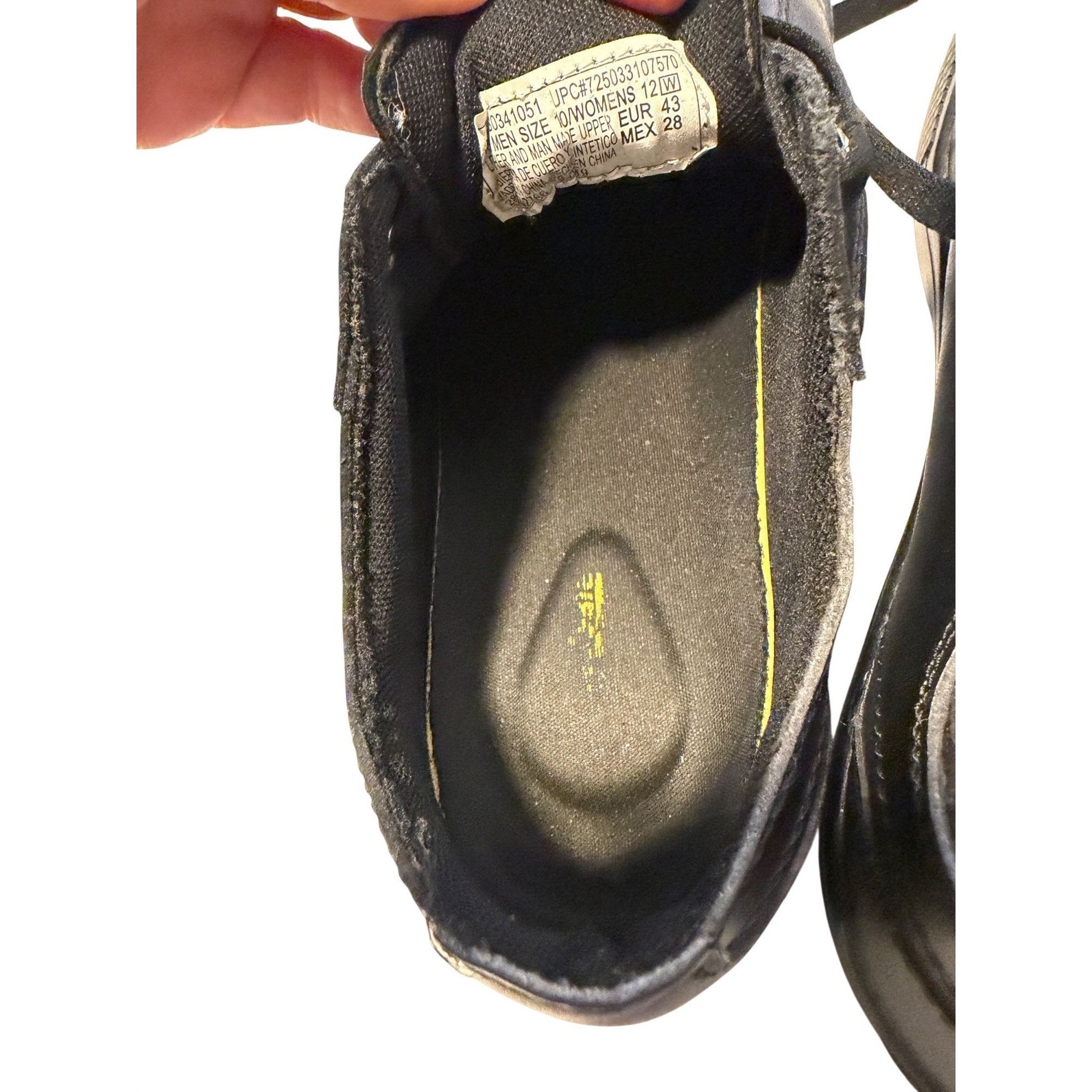 Other TredSafe Black Slip-Resistant Mens Lace-Up Work Shoes Size 1 Size US 10 / EU 43 - 6 Thumbnail