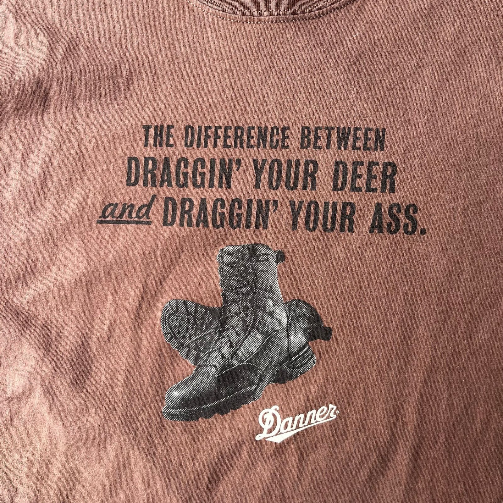 Vintage VINTAGE DANNERS PROMO ADVERTISEMENT TEE SHIRT LARGE BROWN Size US L / EU 52-54 / 3 - 2 Thumbnail