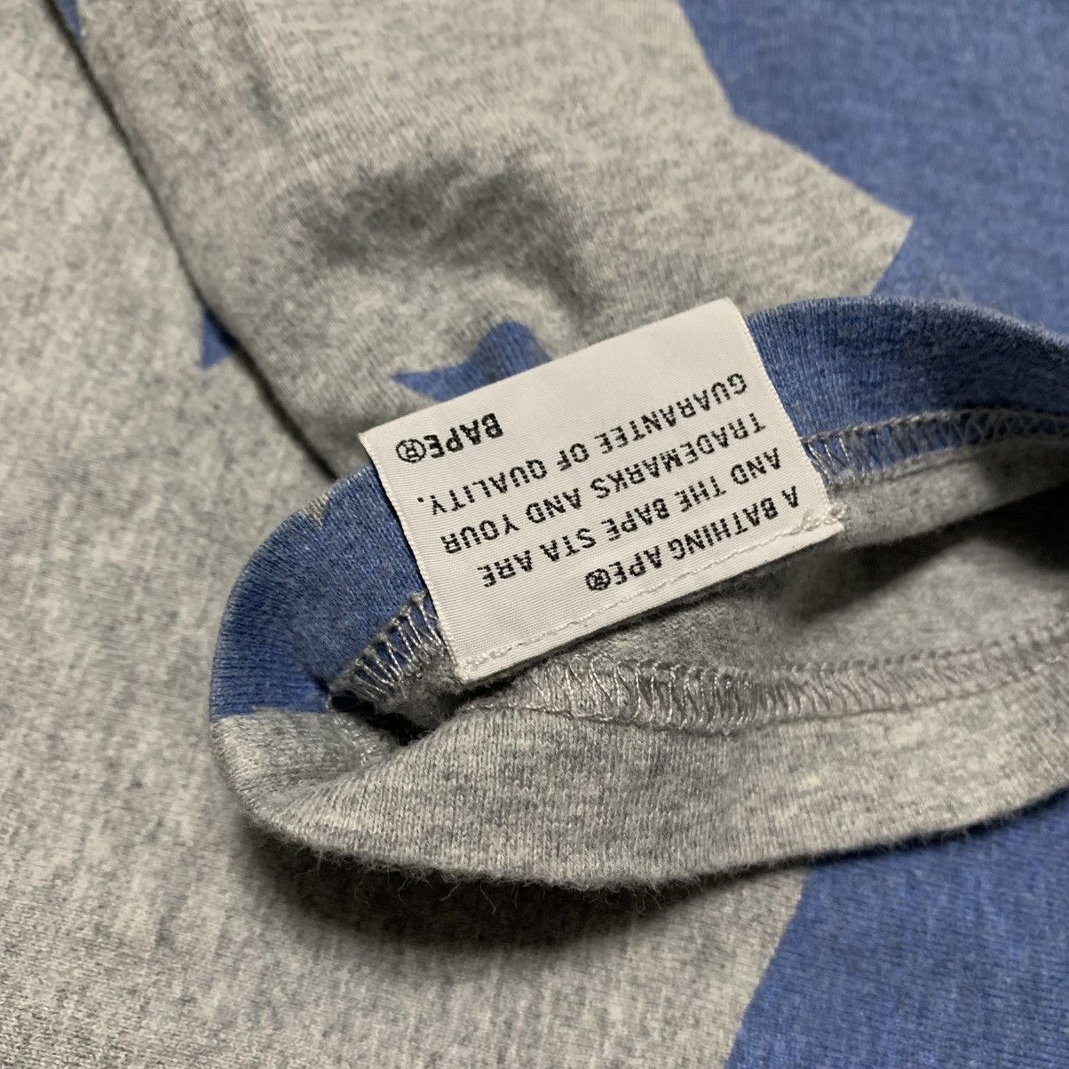 Bape Bape Small All Over Bape Sta Grey Tee A Bathing Ape Size US S / EU 44-46 / 1 - 5 Thumbnail