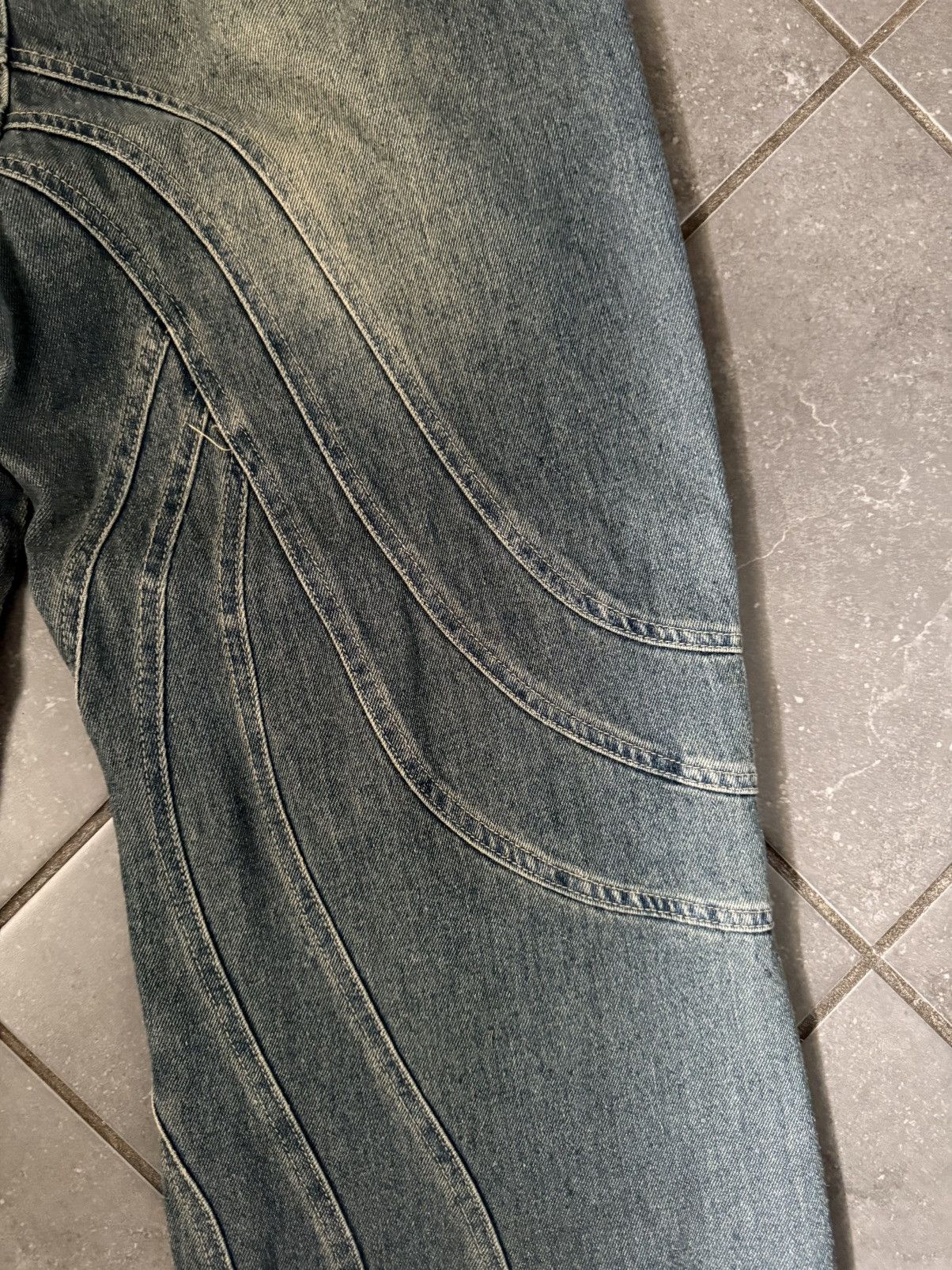 Other Wave-Style Denim Jeans (Similar to No Faith Studios) Size US 34 / EU 50 - 4 Thumbnail