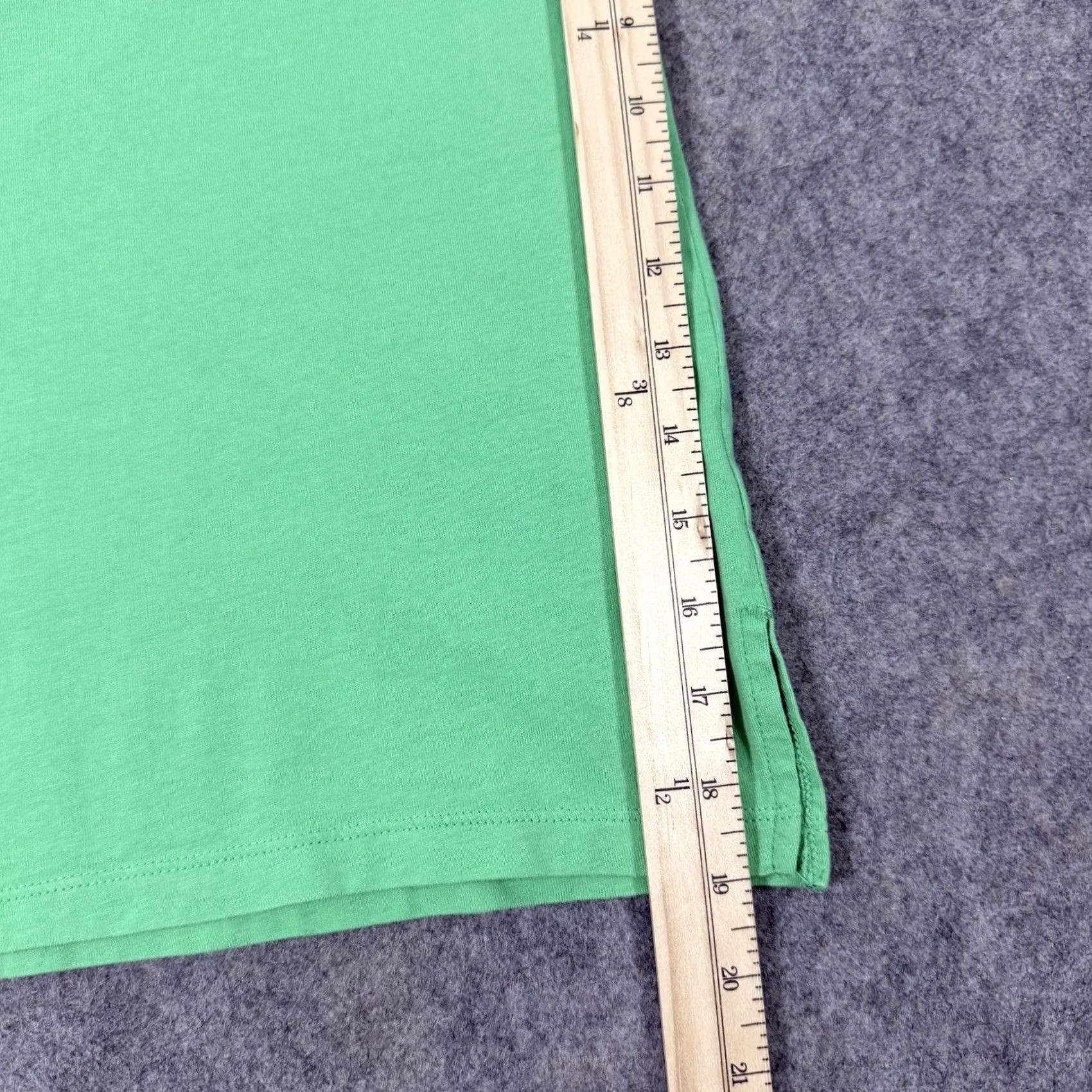 Vintage Women Within T-Shirt L Green Pullover Roll-Up Short Sleeve Size L / US 10 / IT 46 - 7 Thumbnail