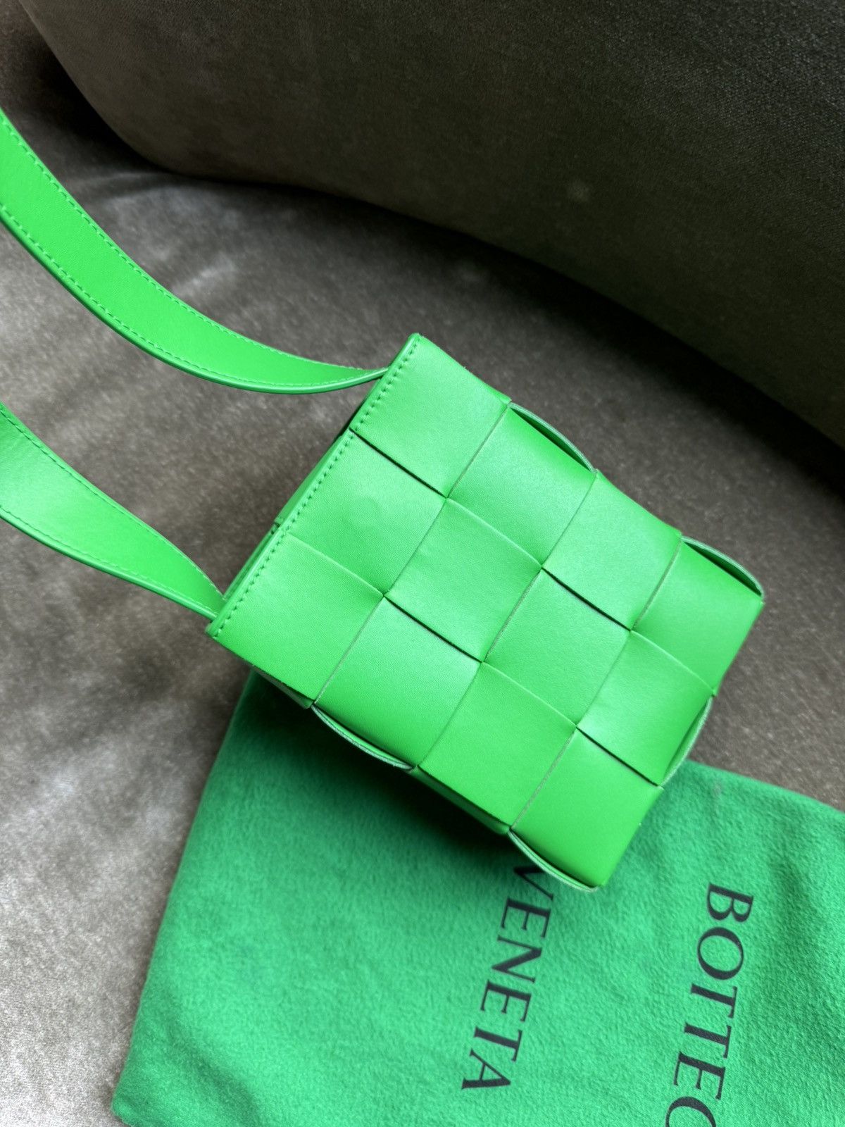 Bottega Veneta Bottega veneta Mini Cassette Crossbody Bag Green Size ONE SIZE - 9 Thumbnail