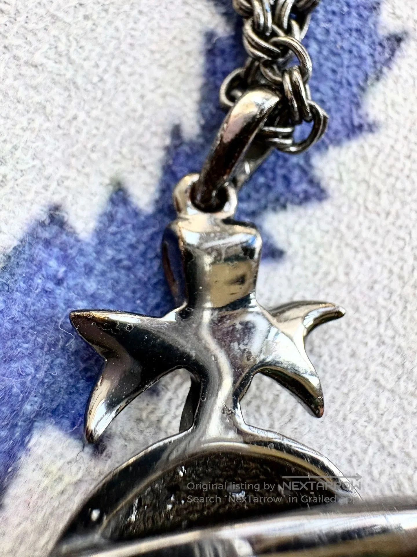 Vivienne Westwood Vivienne Westwood Vintage Blue Saturn Necklace. Size ONE SIZE - 8 Thumbnail
