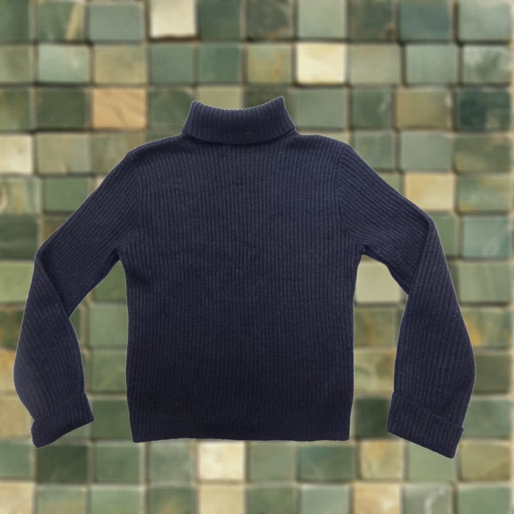 Vintage VINTAGE Joan Marie Cape Codder Sweater XS Turtleneck Wool Black Womens Pullover Knit Classic 50s Casual Womens Size XS / US 0-2 / IT 36-38 - 1 Thumbnail