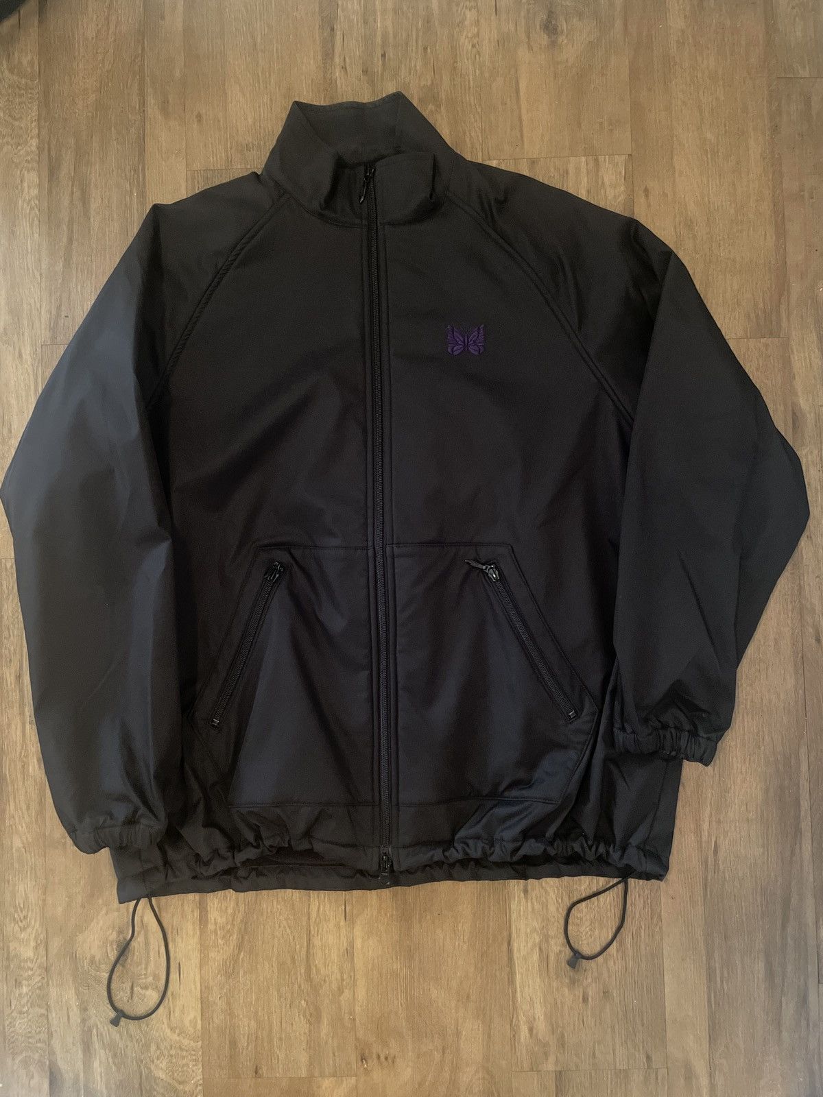 image of Needles Runners Track Jacket in Black, Men's (Size Small)