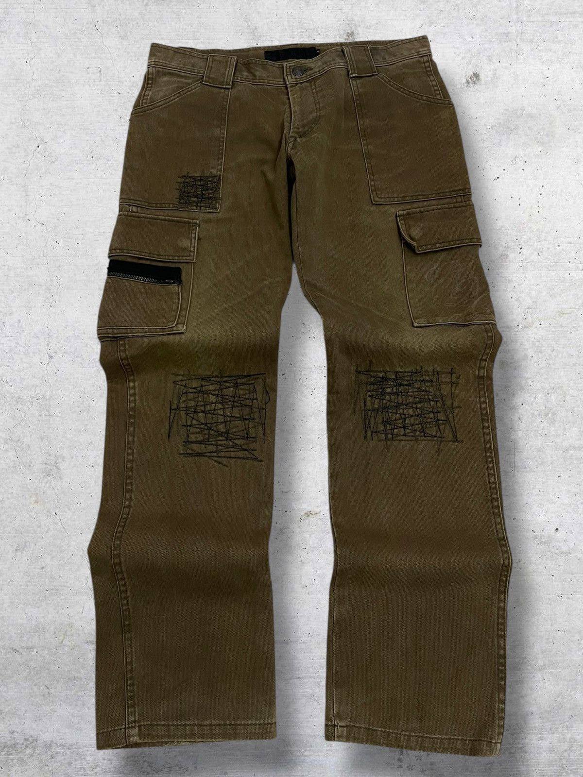 Hysteric Glamour VINTAGE MAGICAL DESIGN JAPAN DESIGNER ABSTRACT STITCH DENIM Size US 31 - 1 Thumbnail