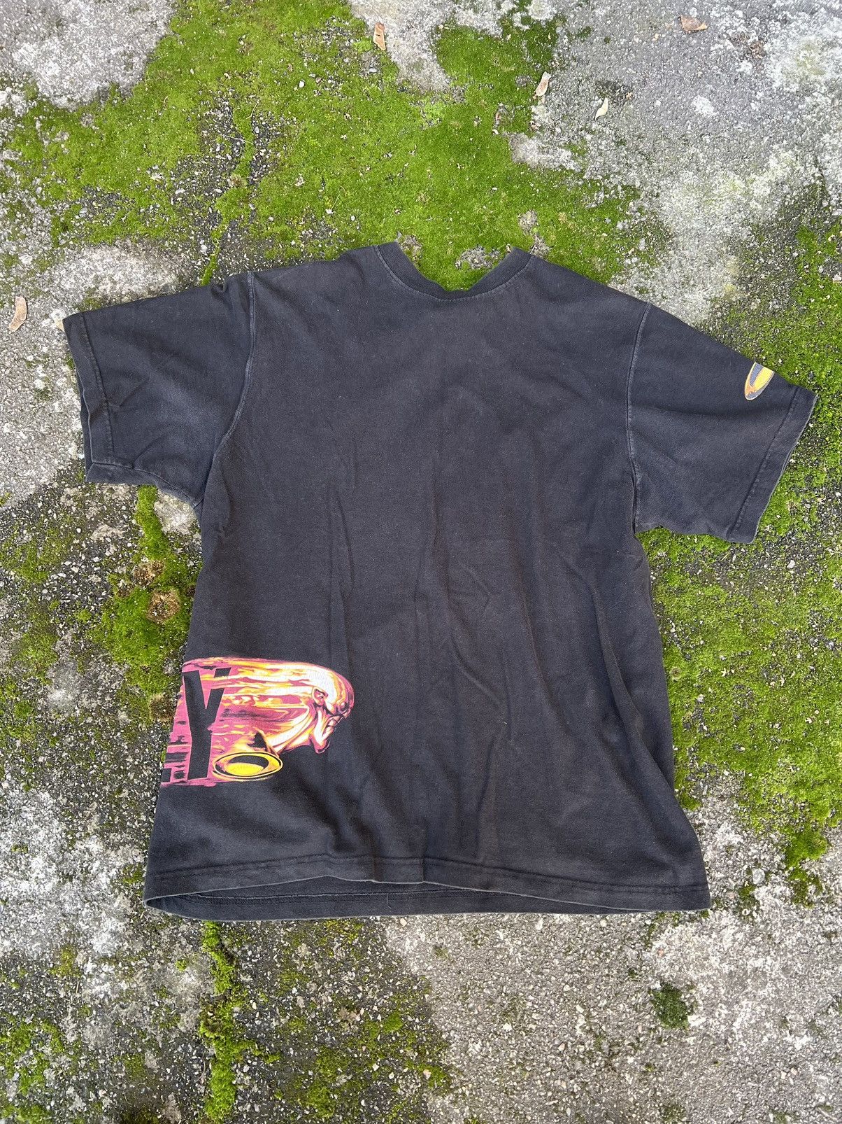 Oakley × Vintage VTG Oakley Software Flame 🔥 T-Shirt Size US M / EU 48-50 / 2 - 1 Thumbnail