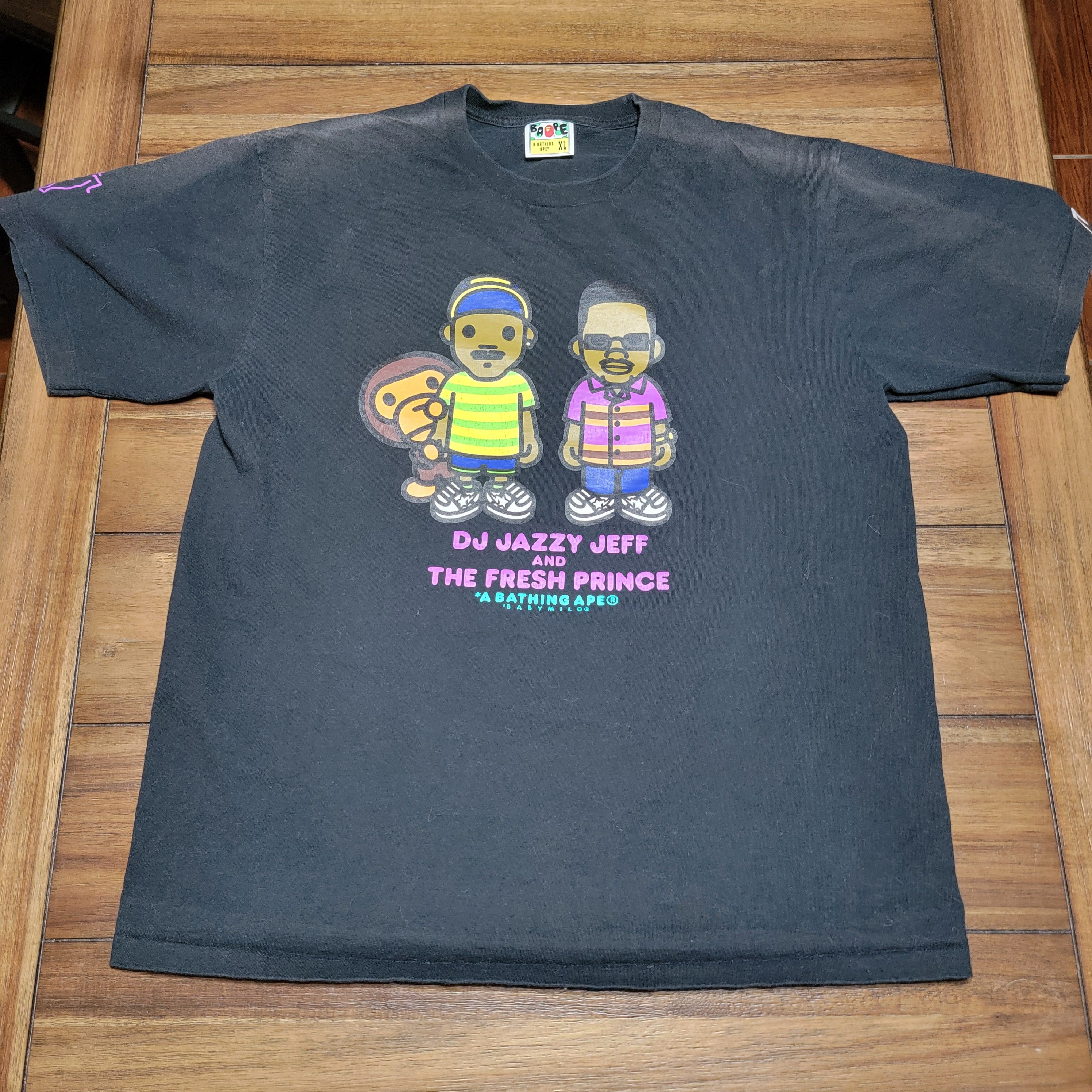 Bape DJ Jazzy Jeff And The Fresh Prince Tee Size US XL / EU 56 / 4 - 1 Thumbnail