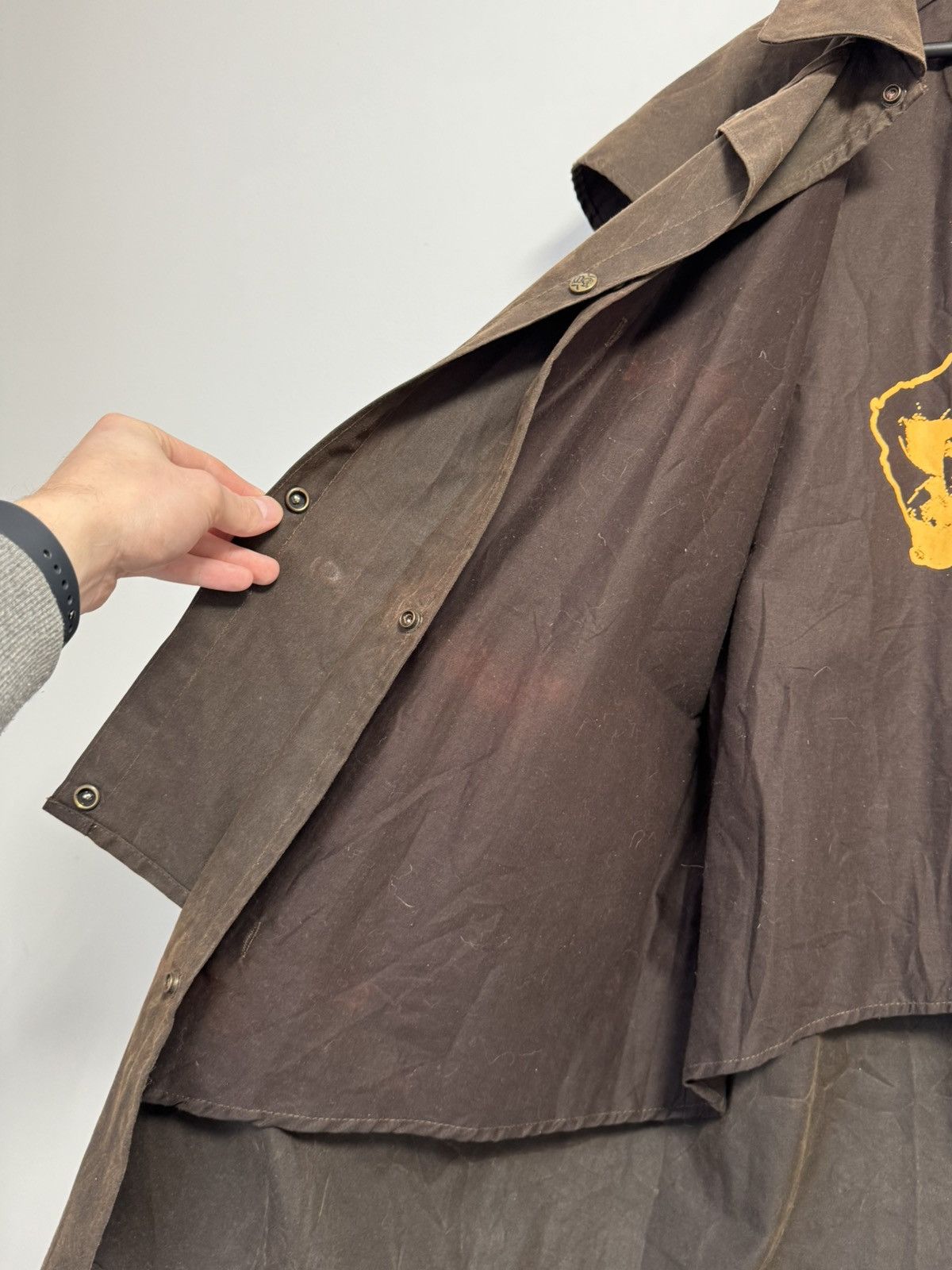 Other Burke Wills vintage wax waxed cotton short weatherall jacket Size US M / EU 48-50 / 2 - 14 Thumbnail