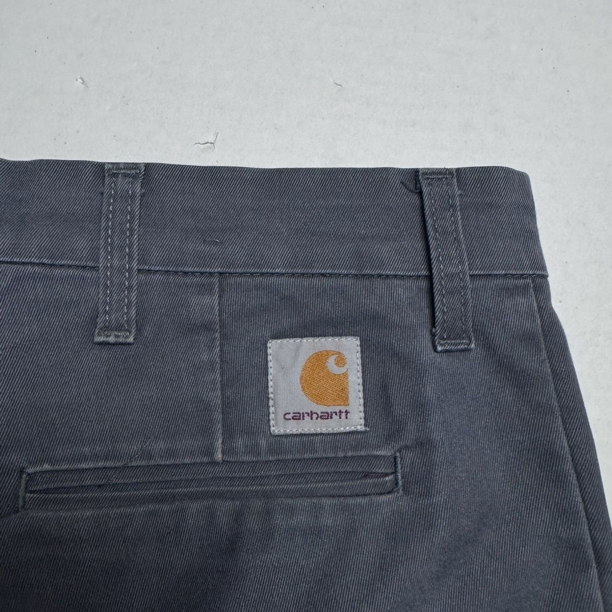 Carhartt Wip Carhartt WIP Sid Short In Gray Deltona Stretch Twill Slim Size US 30 / EU 46 - 3 Thumbnail