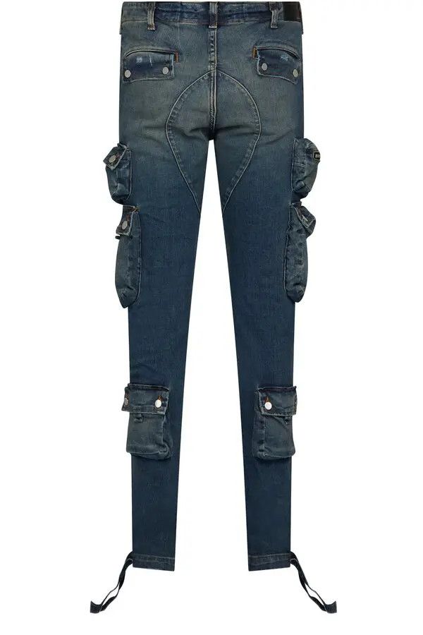 Amiri o1y0525 Denim Pant in Blue Size US 31 - 2 Thumbnail
