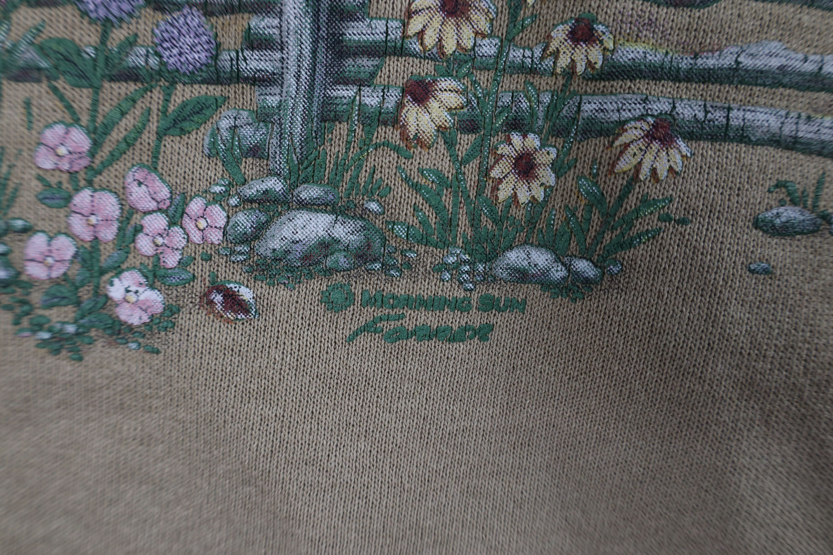Vintage Vintage 90s Streetwear Autumn Country Sunflowers Sweatshirt Size XXL / US 16-18 / IT 52-54 - 13 Thumbnail