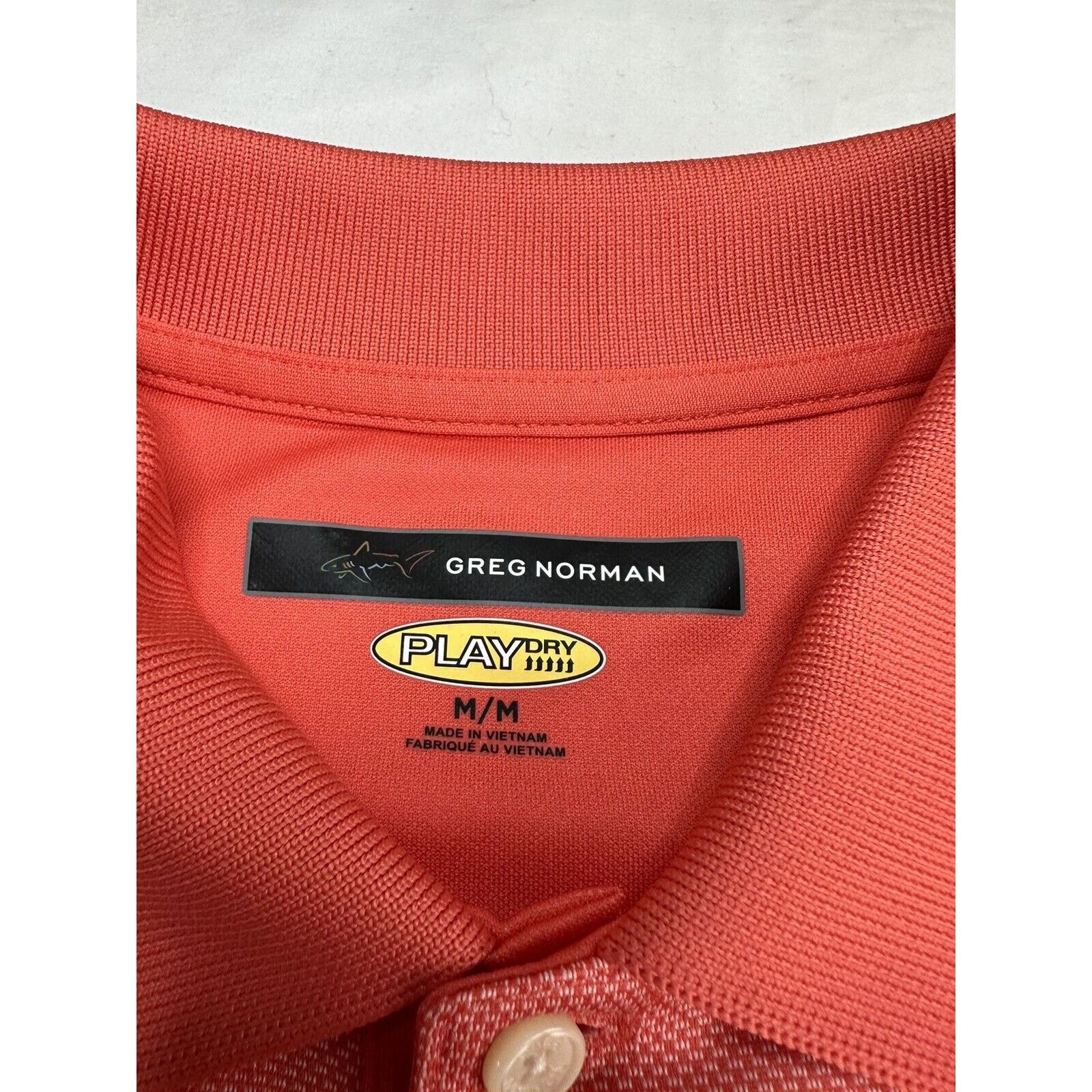 Greg Norman Greg Norman Golf Polo Play Dry Orange Medium CollardGorpcore Size US M / EU 48-50 / 2 - 3 Thumbnail