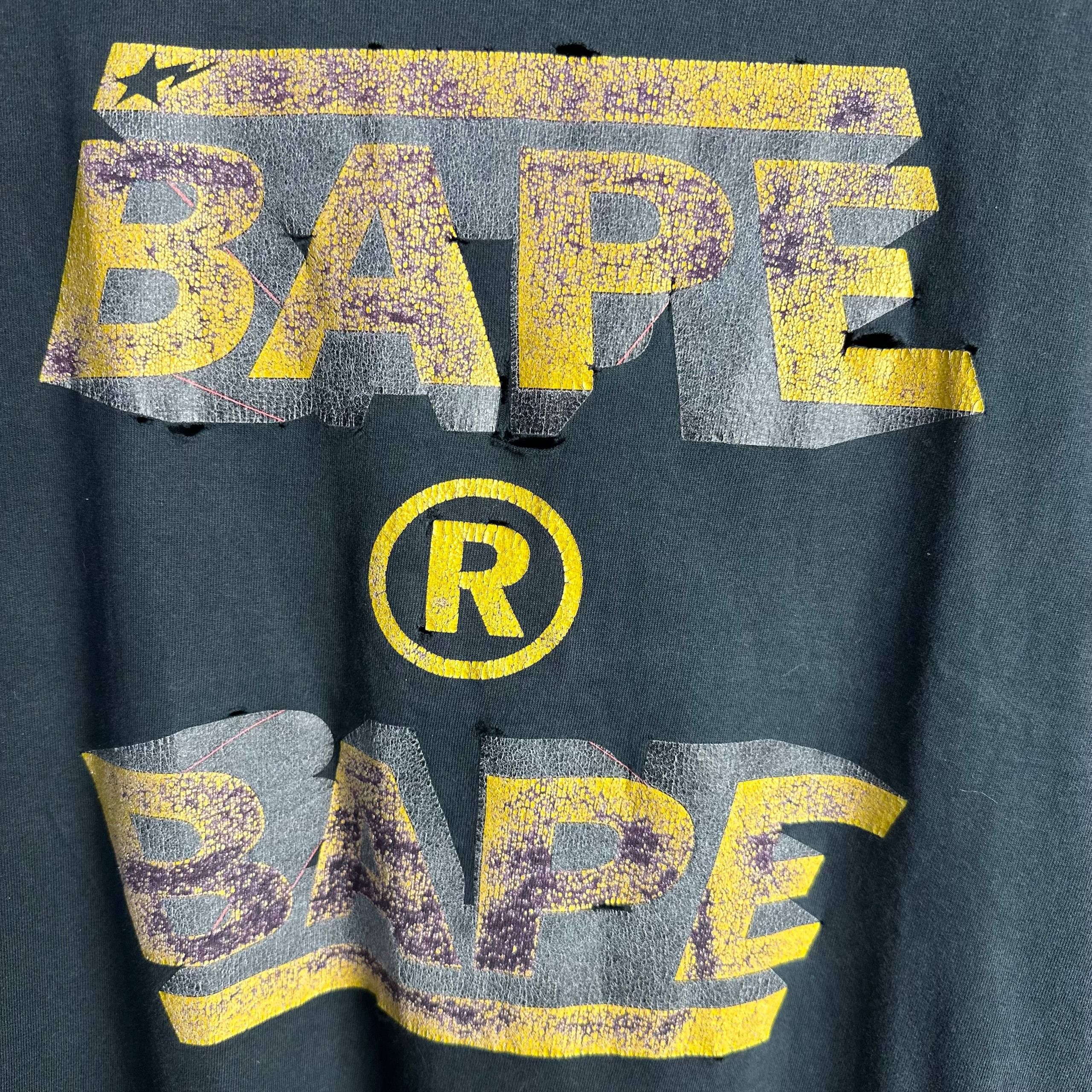 Bape OG Vintage A Bathing Ape Star Archives Distressed T-Shirt Size US M / EU 48-50 / 2 - 8 Thumbnail