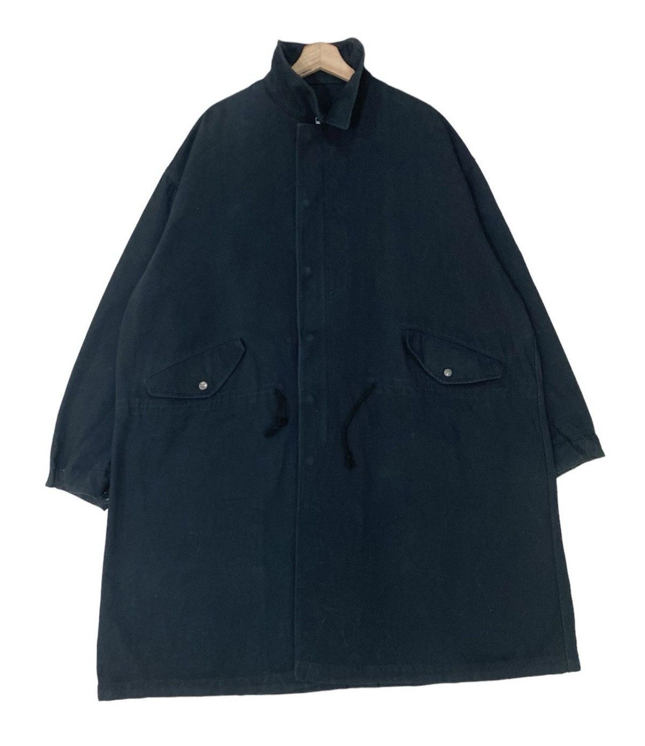 Yohji Yamamoto 🔥Y’s For Men Yohji Yamamoto Drawstring Overcoat Size US M / EU 48-50 / 2 - 2 Thumbnail