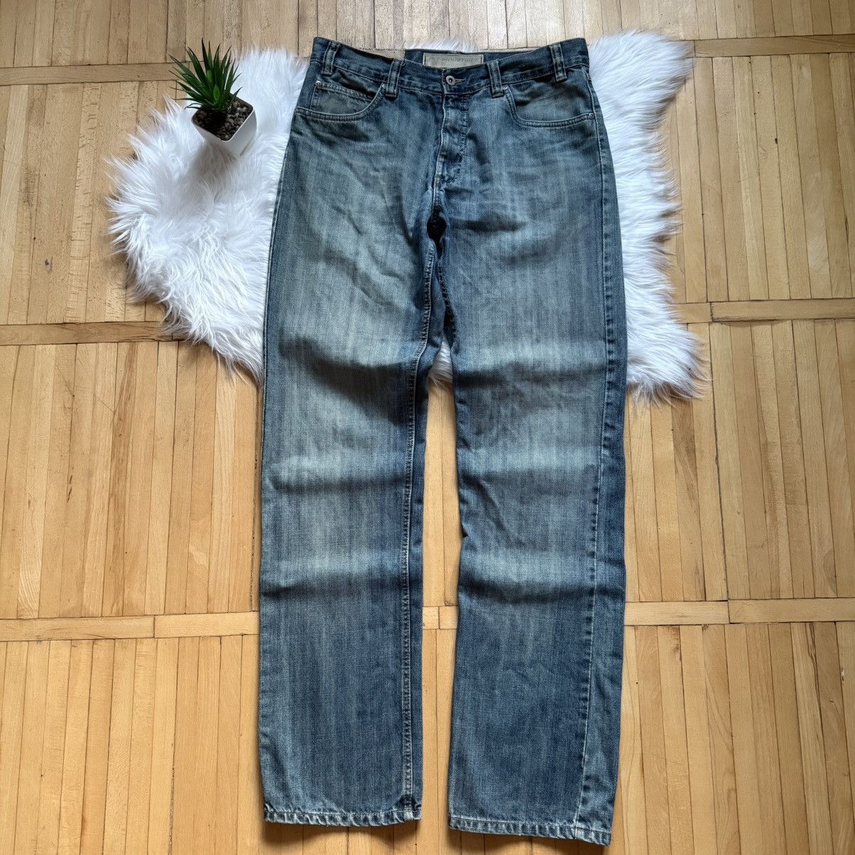 If Six Was Nine 📌 Vintage Pilot Industries Y2K Washed LGB vibe Denim Jeans Size US 31 - 7 Thumbnail