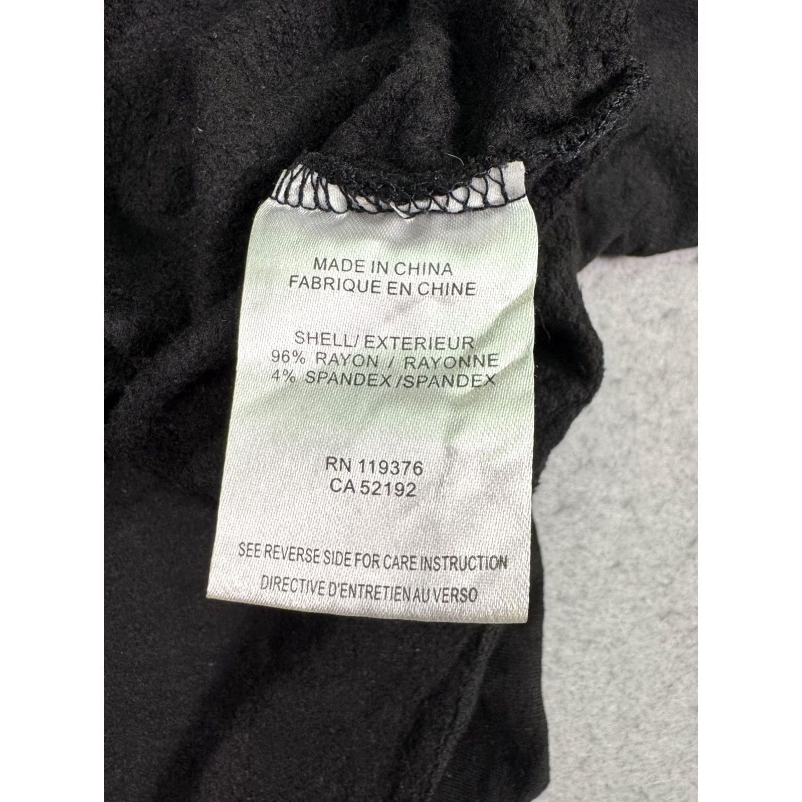 Helmut Lang HELMUT LANG Shirt Womens S Black Dolman Oversized Top Asymmetrical Hem Size S / US 4 / IT 40 - 4 Thumbnail