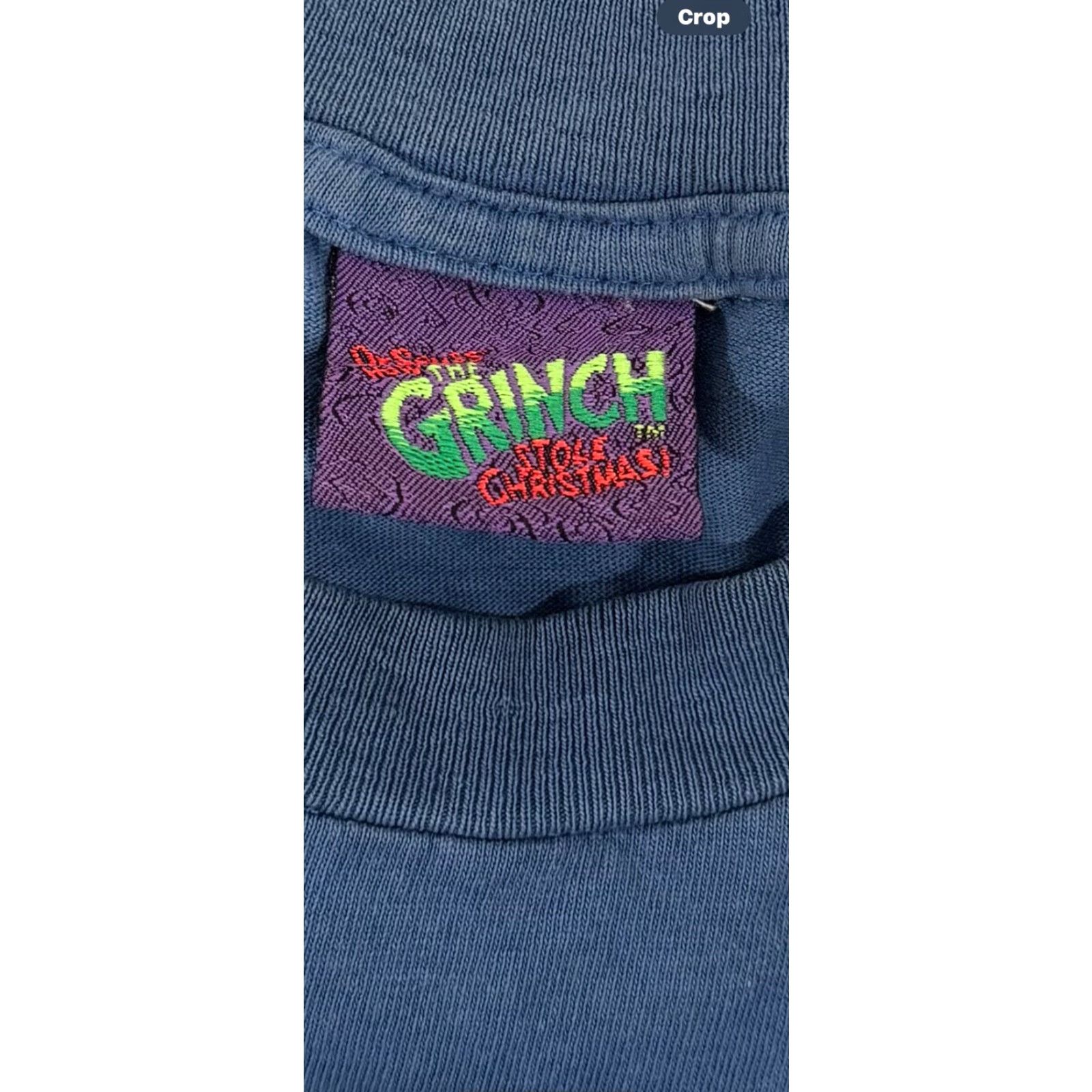 Vintage VINTAGE Grinch Gear Shirt Mens Large Streetwear Christmas Universal Studios T-Shirt 100% Cotton Blue Long Sleeve Crew Neck Cartoon Movie Mens Size US L / EU 52-54 / 3 - 4 Thumbnail