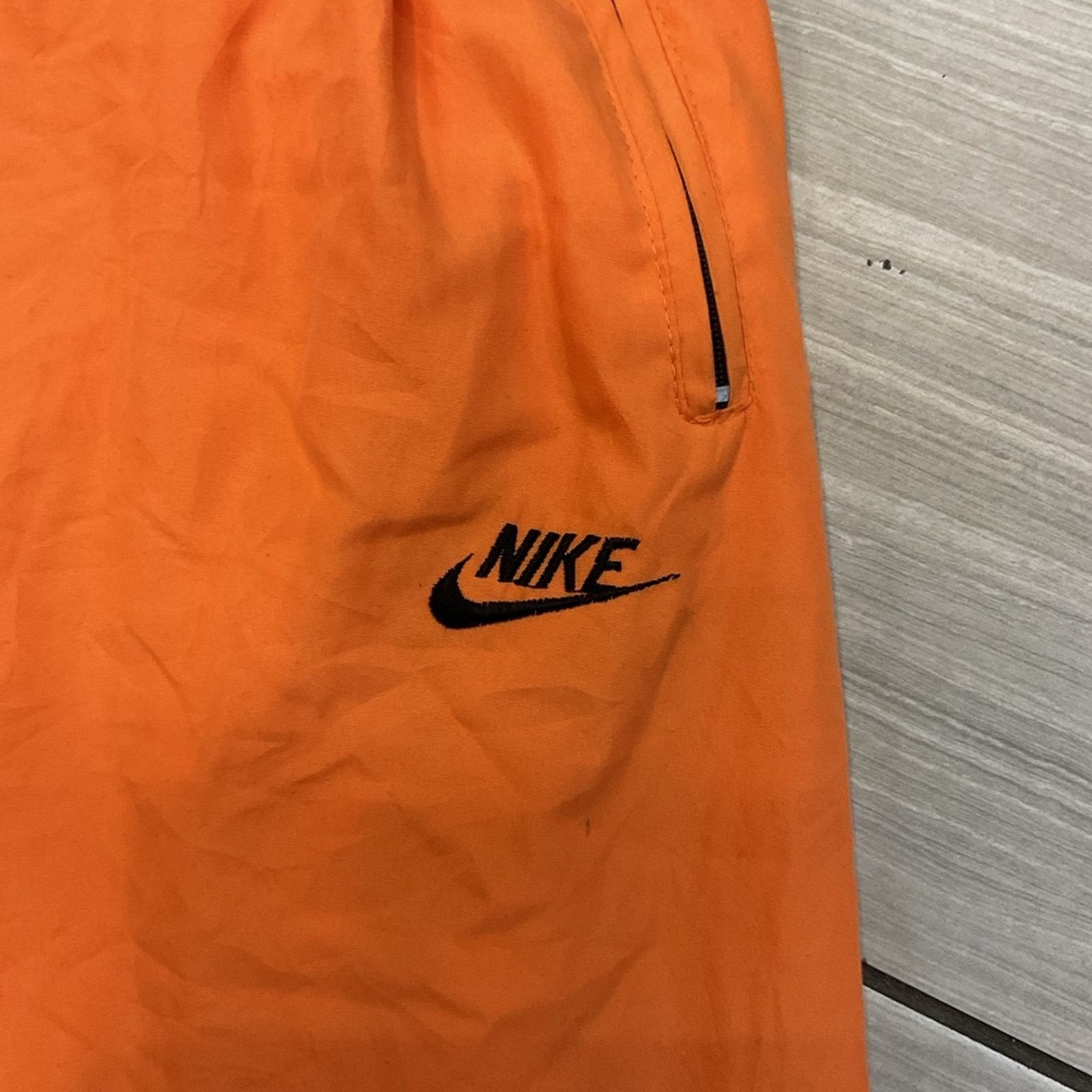 Nike Vintage Nike Orange Track Pants Size 22" - 4 Thumbnail