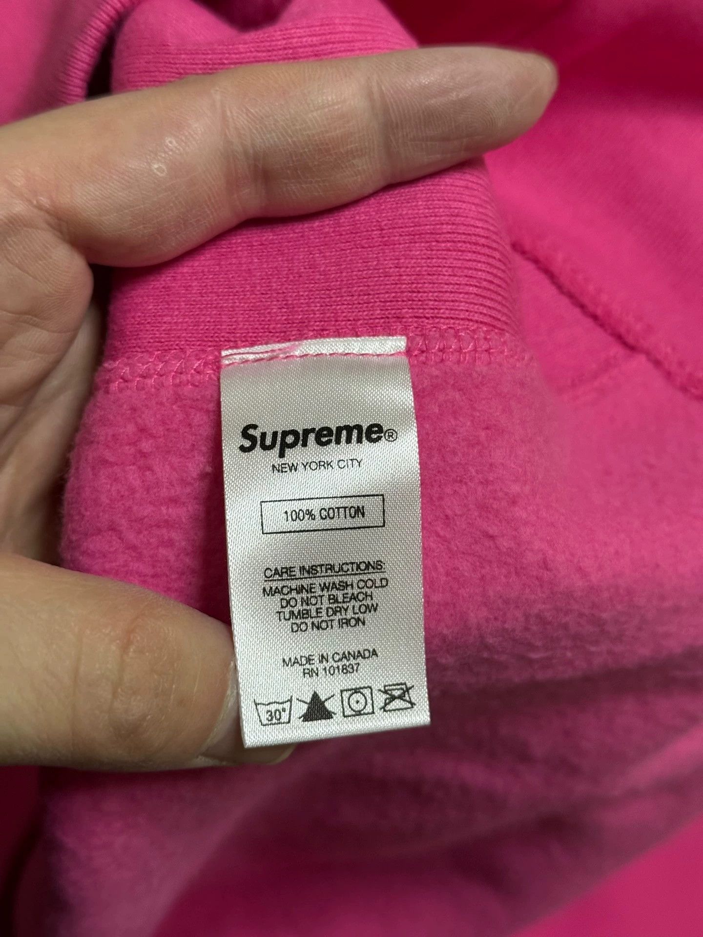 Supreme Supreme FW17 Box Logo Hoodie Pink & Pale Lime M/L Size US M / EU 48-50 / 2 - 6 Thumbnail