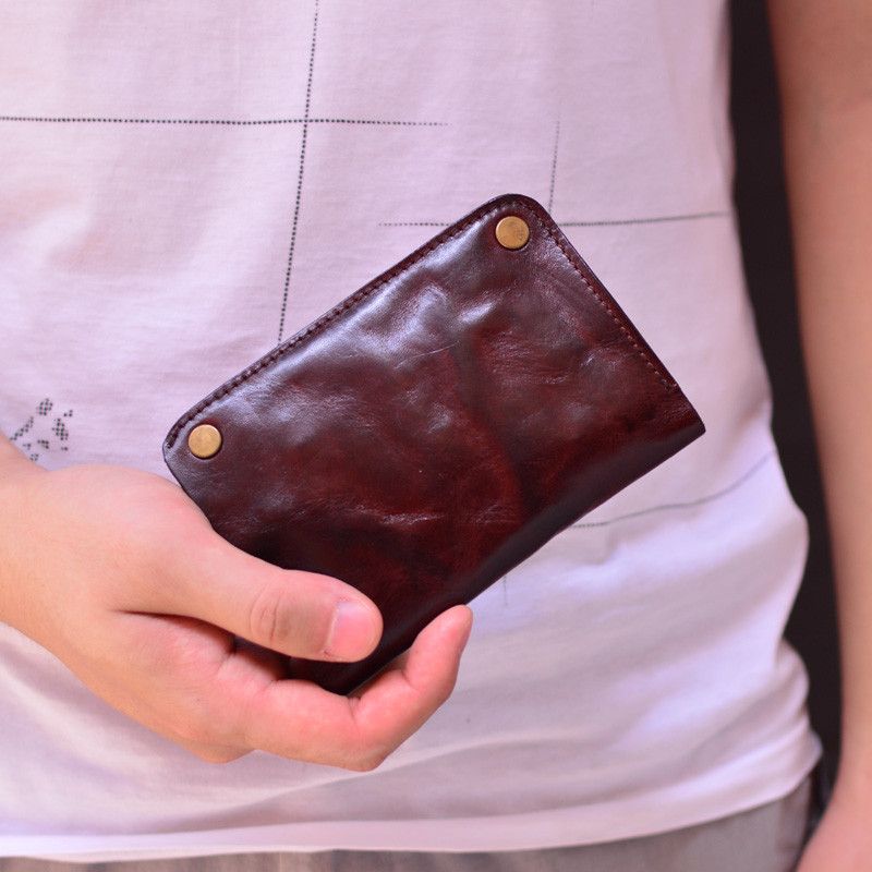 Japanese Brand × Leather × Vintage Men's Leather Short Wallet Size ONE SIZE - 1 Thumbnail