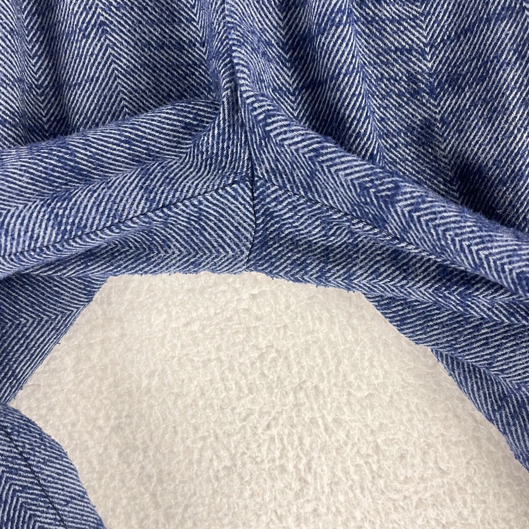 Urban Outfitters Urban Outfitters Elliot Low Slung Wide Leg Trouser Pants Womens Medium Blue Knit Size 32" / US 10 / IT 46 - 6 Thumbnail