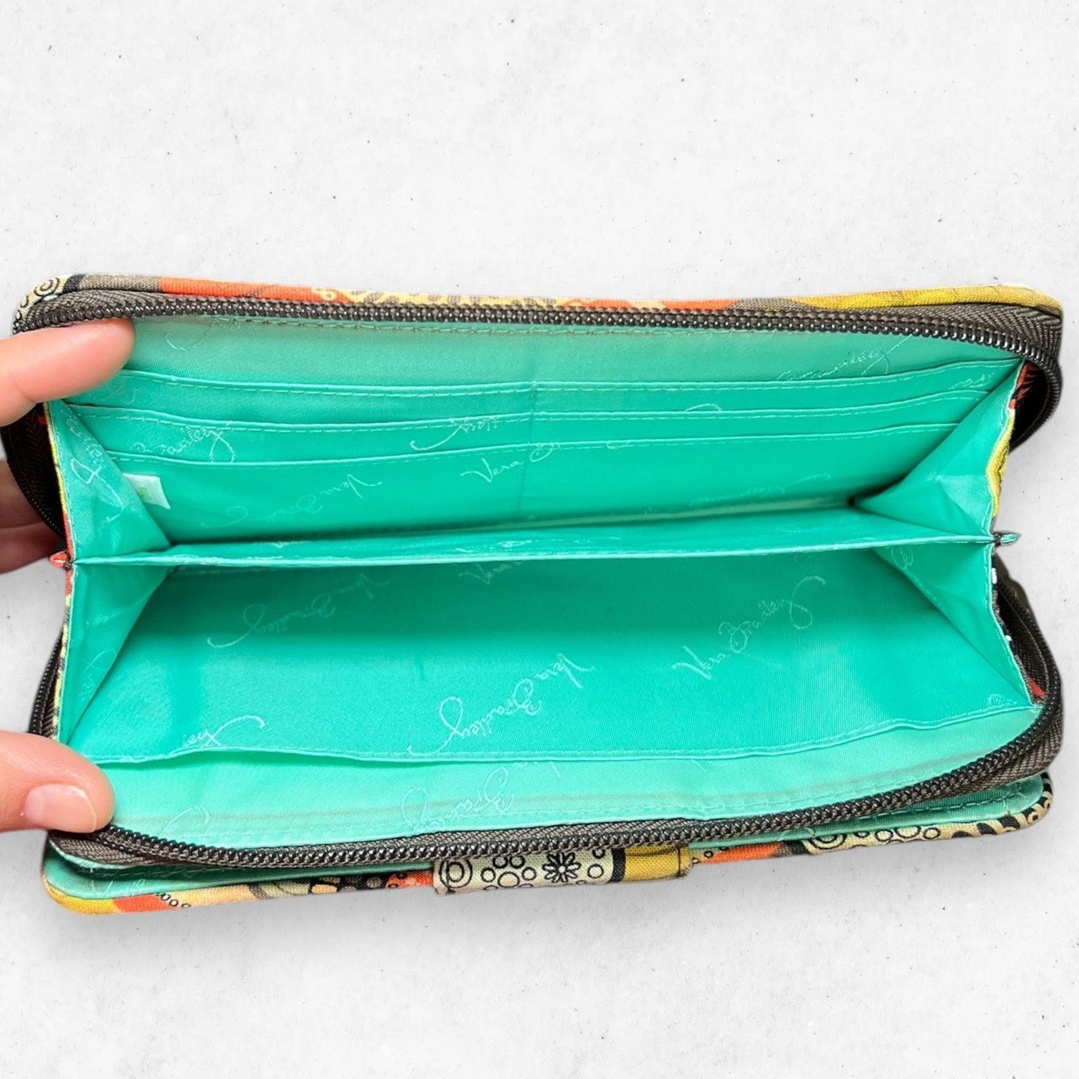 Vera Bradley Vera Bradley Paisley Glenna Turn Lock Floral Clutch Wallet Size ONE SIZE - 4 Thumbnail