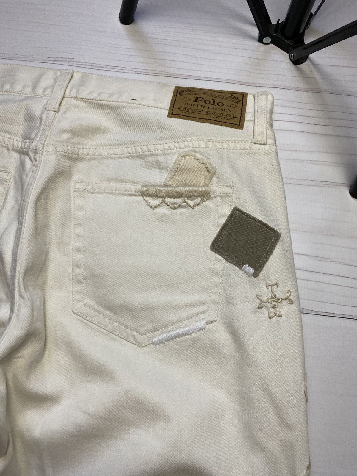 Polo Ralph Lauren Polo Ralph Lauren The Avery Boyfriend patchwork jeans Size 30" / US 8 / IT 44 - 16 Thumbnail