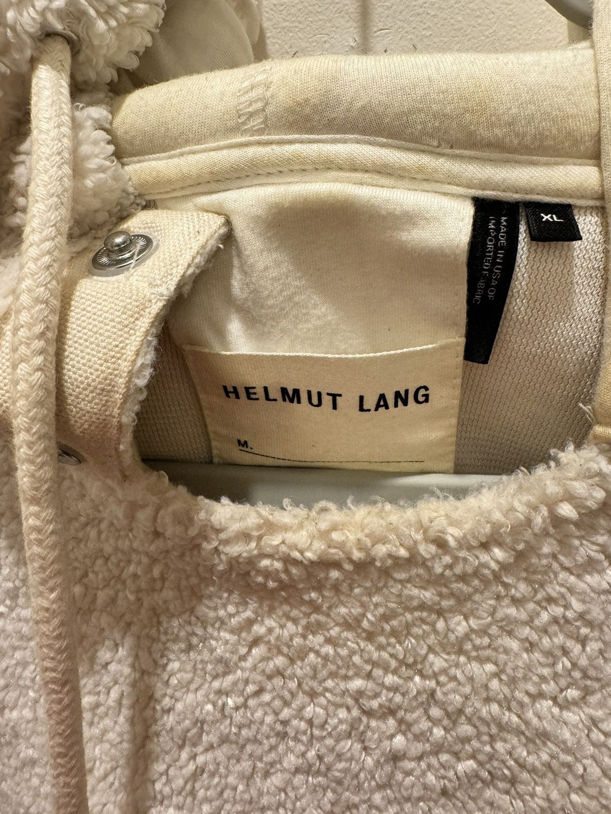 Helmut Lang Helmut Lang Fleece Parka Pullover Size US XL / EU 56 / 4 - 6 Thumbnail
