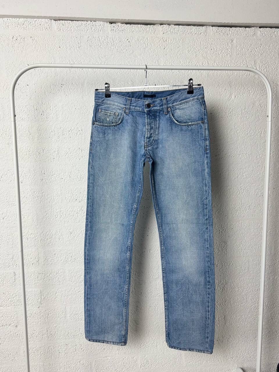 Prada Prada Blue Washed Denim Jeans Size US 31 - 6 Thumbnail