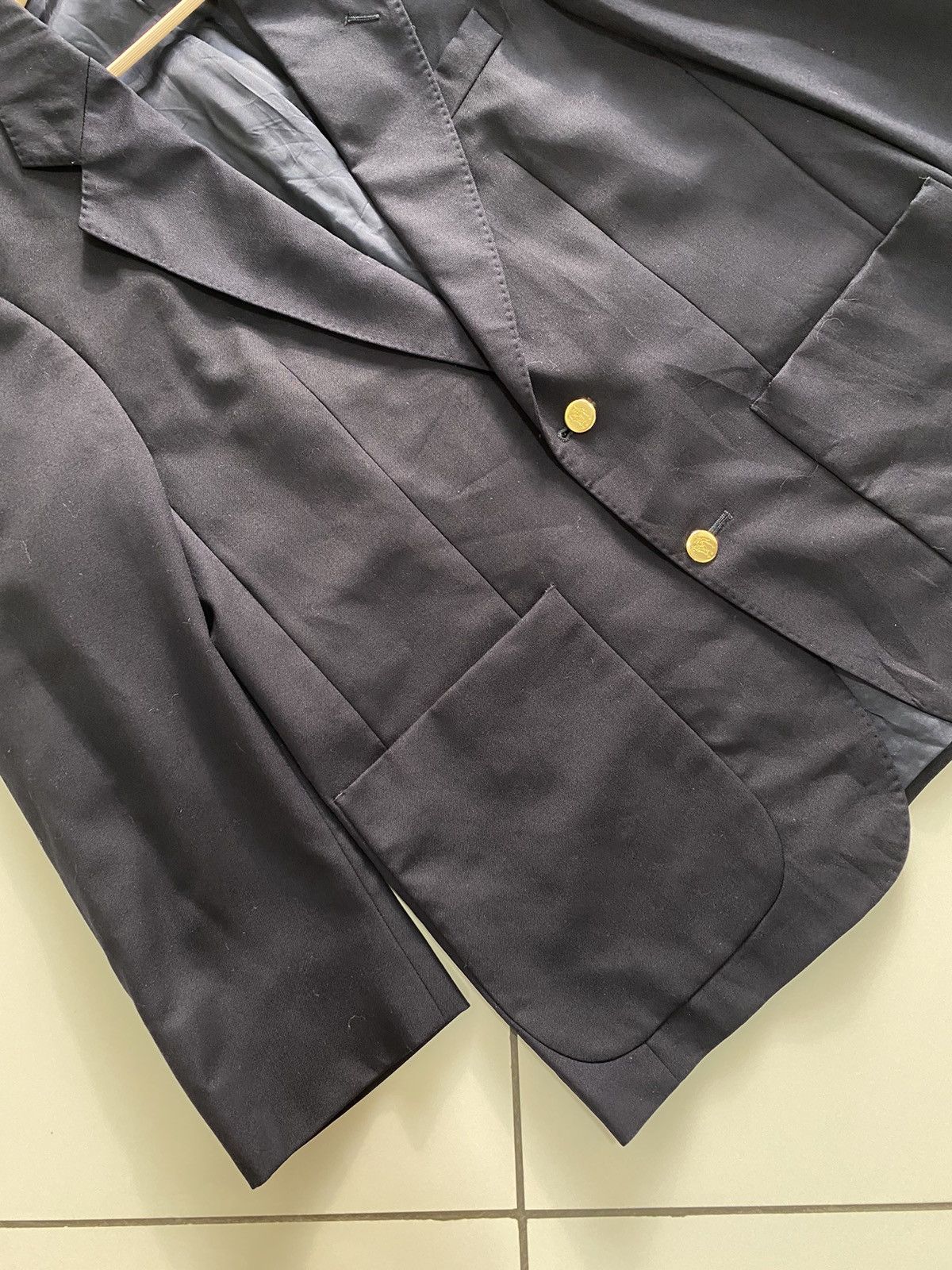Burberry Burberry Wool Single Breasted Blazer Made In England Size 48S - 17 Thumbnail