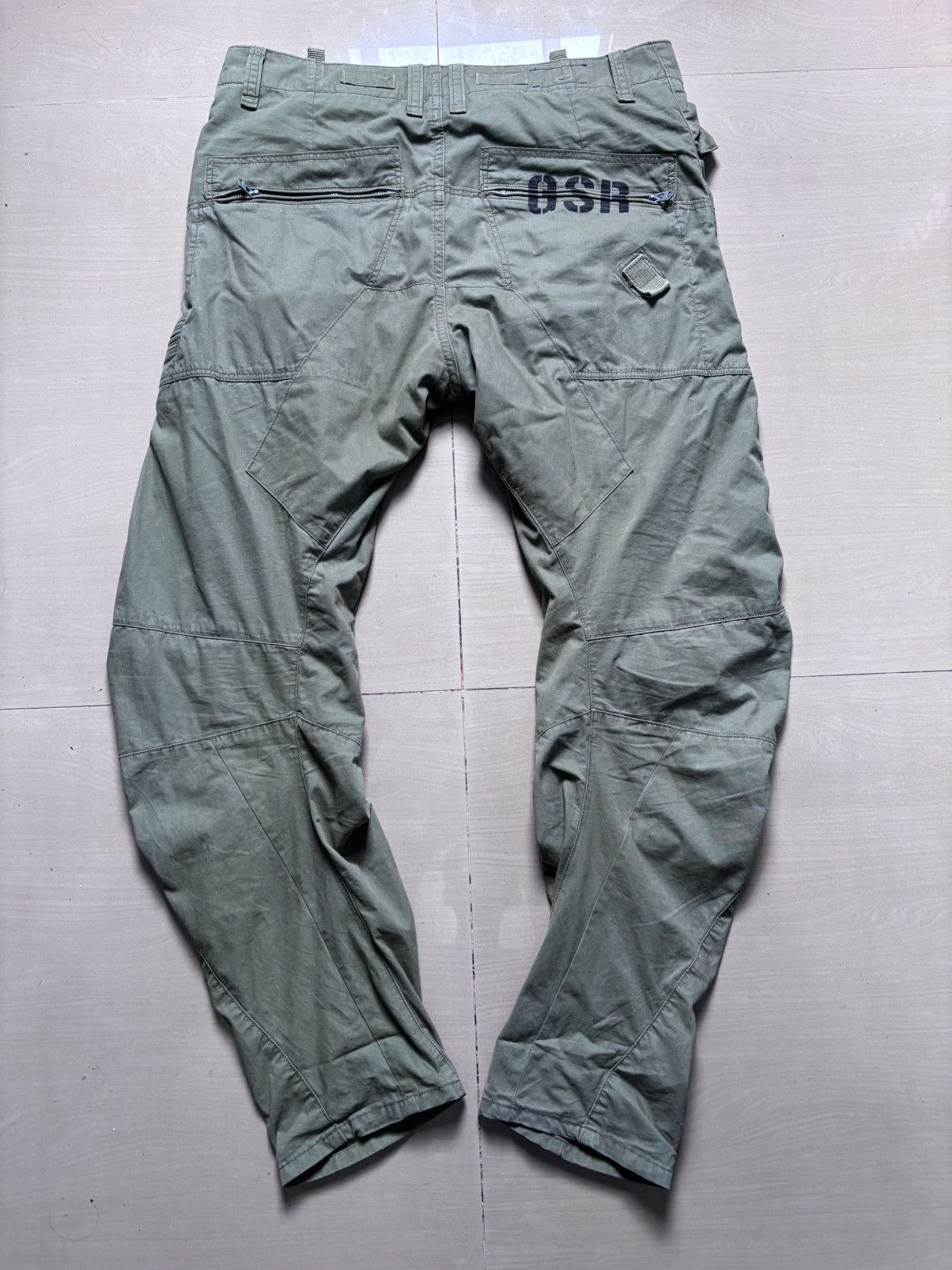 G-Star Vintage G-Star Raw Green Cargo 3D Powell double Knee Size US 33 - 2 Thumbnail