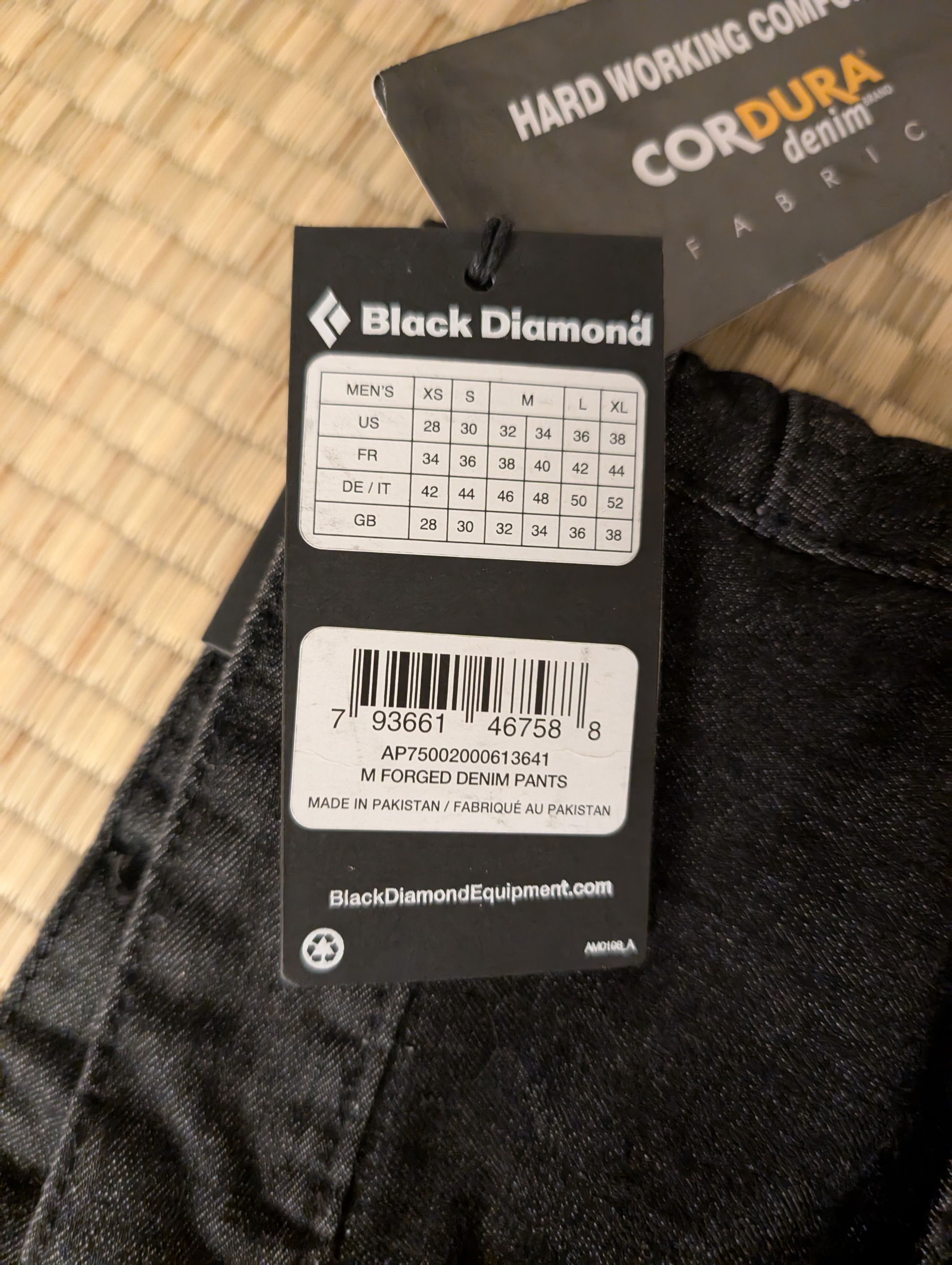 Black Diamond NWT Black Diamond Forged Denim Cordura Pants Size US 36 / EU 52 - 5 Thumbnail