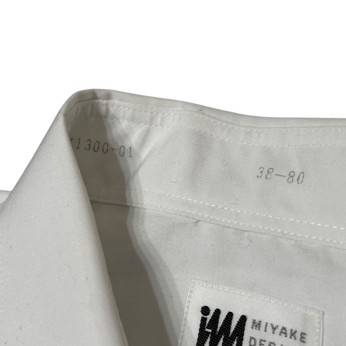 Issey Miyake 724 90s ISSEY MIYAKE IM PRODUCT vintage shirt men white Size US XXS / EU 40 - 5 Thumbnail