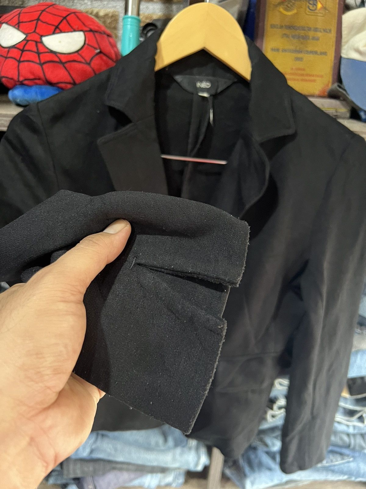 Yohji Yamamoto 🔥Inéd by Yohji Yamamoto Stretchable Blazer Size XS / US 0-2 / IT 36-38 - 8 Thumbnail