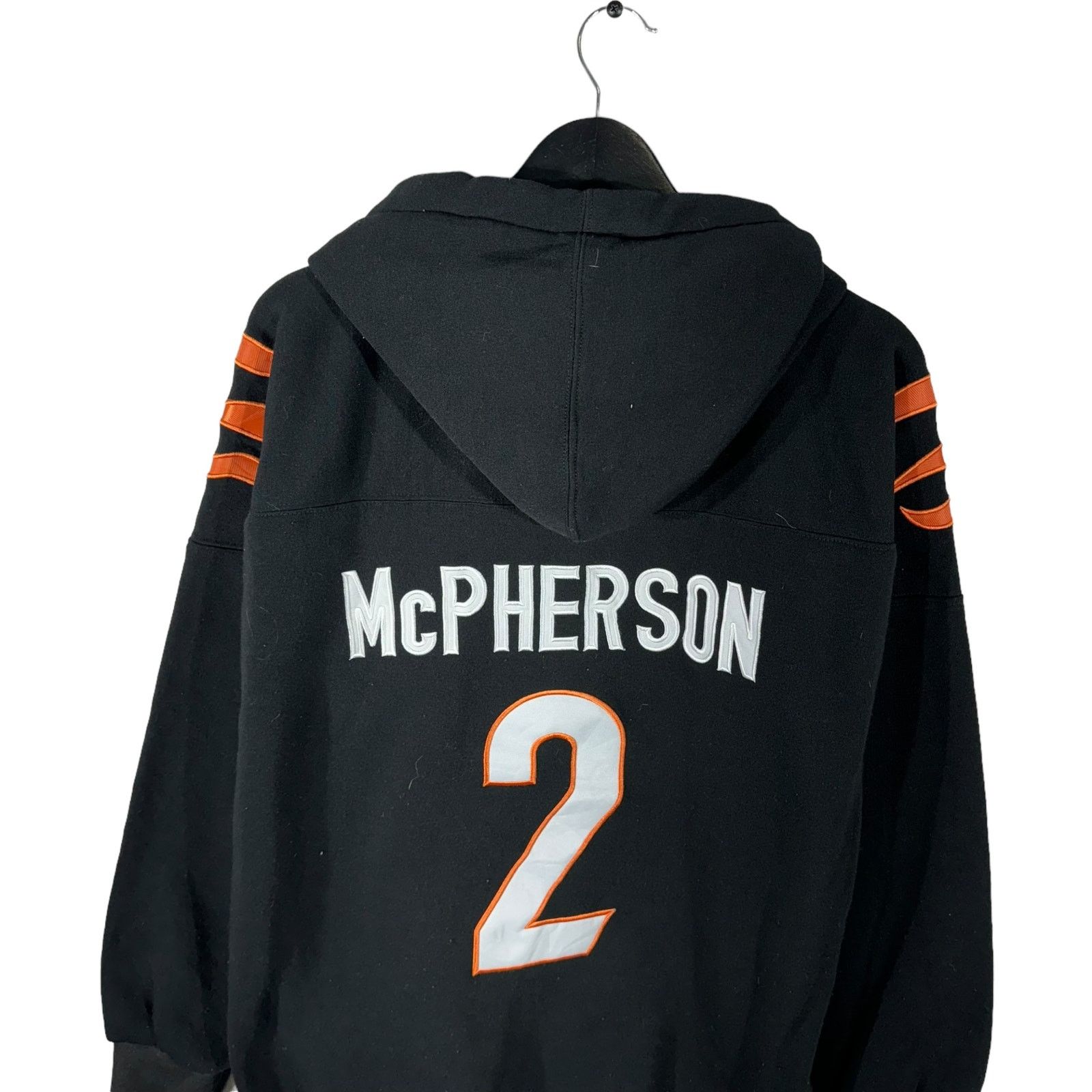 NFL Cincinnati Bengals #2 Evan McPherson NFL Jersey Style Hoodie Size US M / EU 48-50 / 2 - 6 Thumbnail