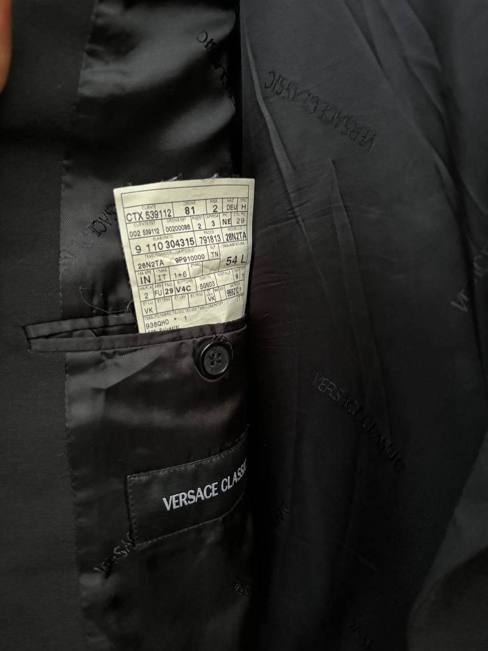 Versace Versace Classic Blazer Jacket 54 L Size 54L - 5 Thumbnail