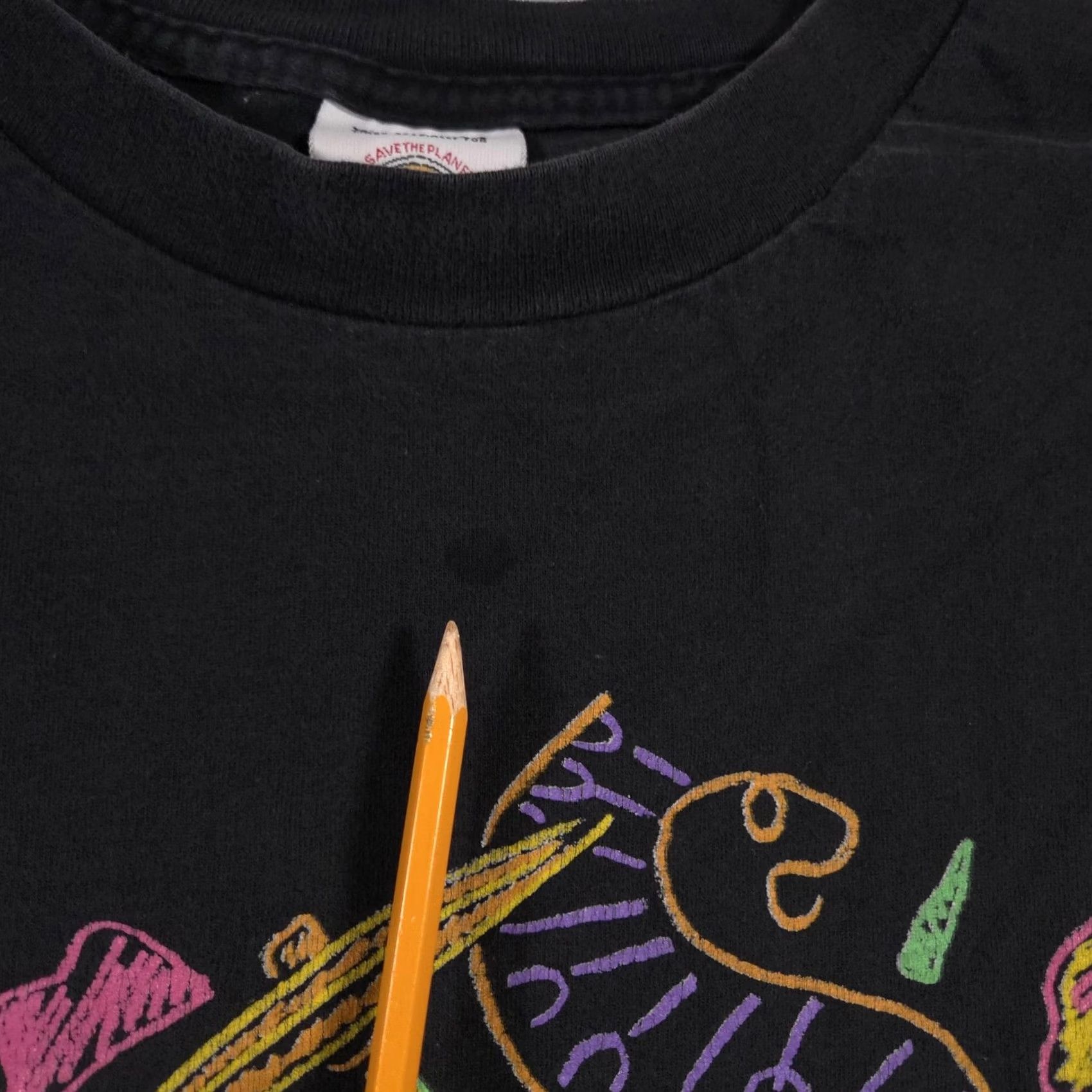 Hard Rock Cafe VINTAGE Hard Rock Cafe Shirt Mens XL Black Cancun Neon Graphic 90s Tee Size US XL / EU 56 / 4 - 5 Thumbnail