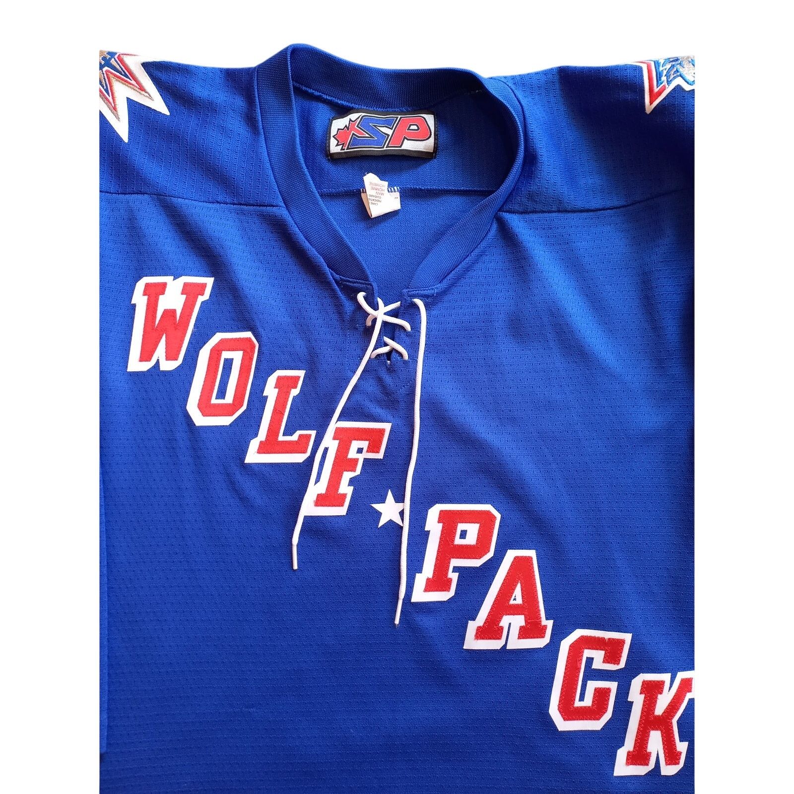 Ccm × NHL Hartford Wolf Pack 2000s SP jersey L Rangers AHL hockey vtg Size US L / EU 52-54 / 3 - 4 Thumbnail