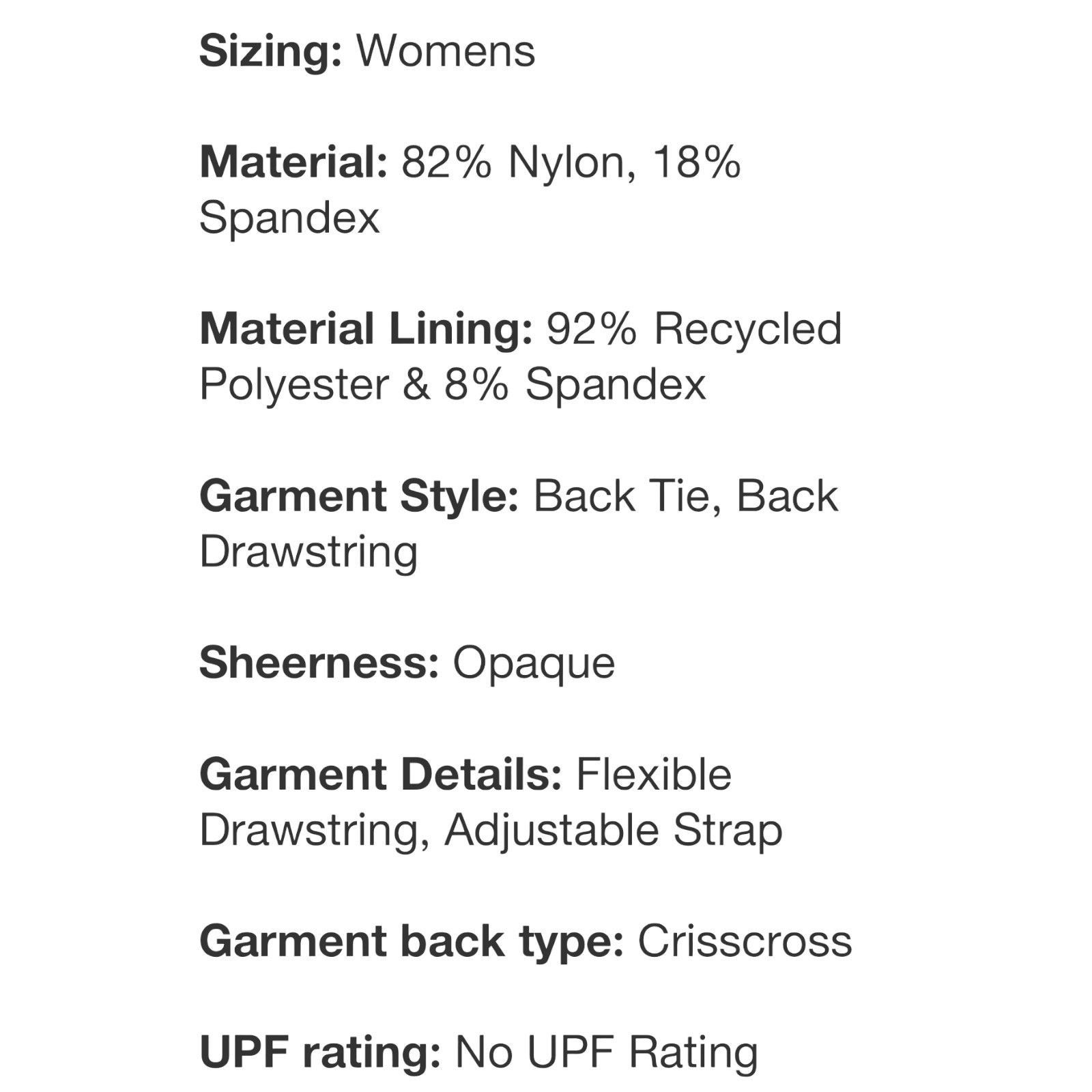 Other Shade & Shore - Women's Longline Cinch Front Keyhole Bikini Size ONE SIZE - 5 Thumbnail