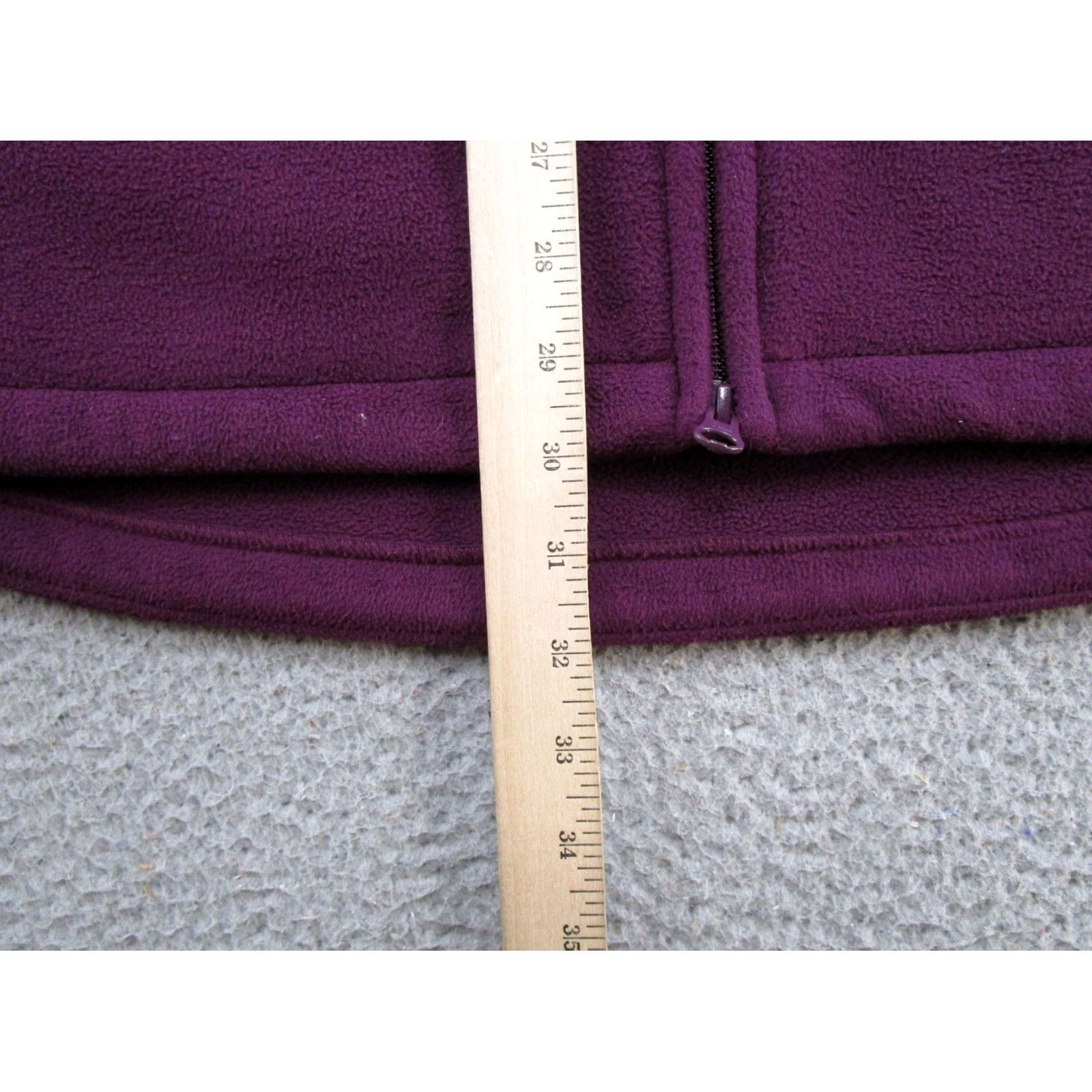 Duluth Trading Company Duluth Fleece Zip Up Hooded Jacket Womens XL Heavy Plum Purple Full Zip Size XL / US 12-14 / IT 48-50 - 6 Thumbnail