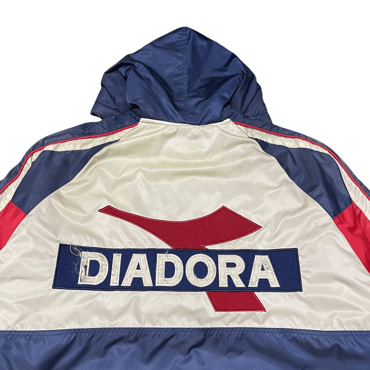 Diadora Vintage 90's Diadora Puffer Hooded Jacket Size US XL / EU 56 / 4 - 2 Thumbnail