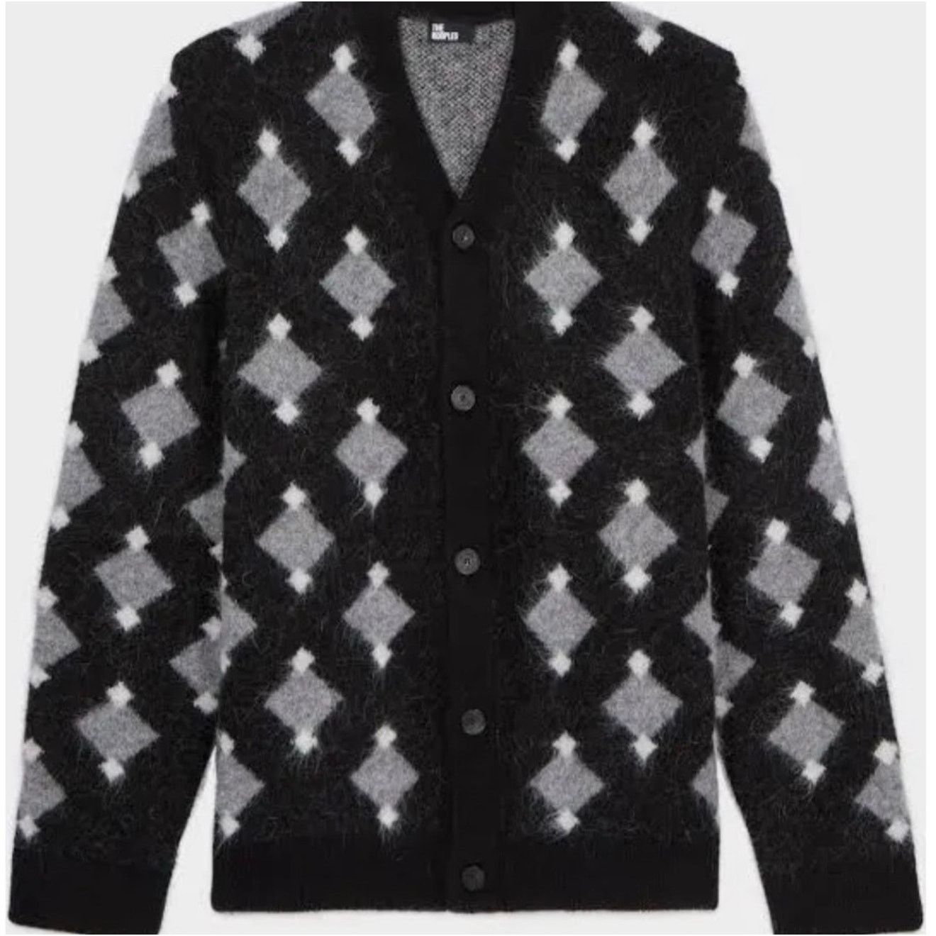 The Kooples New the Kooples men’s Alpaca diamond pattern cardigan S Size US S / EU 44-46 / 1 - 5 Thumbnail