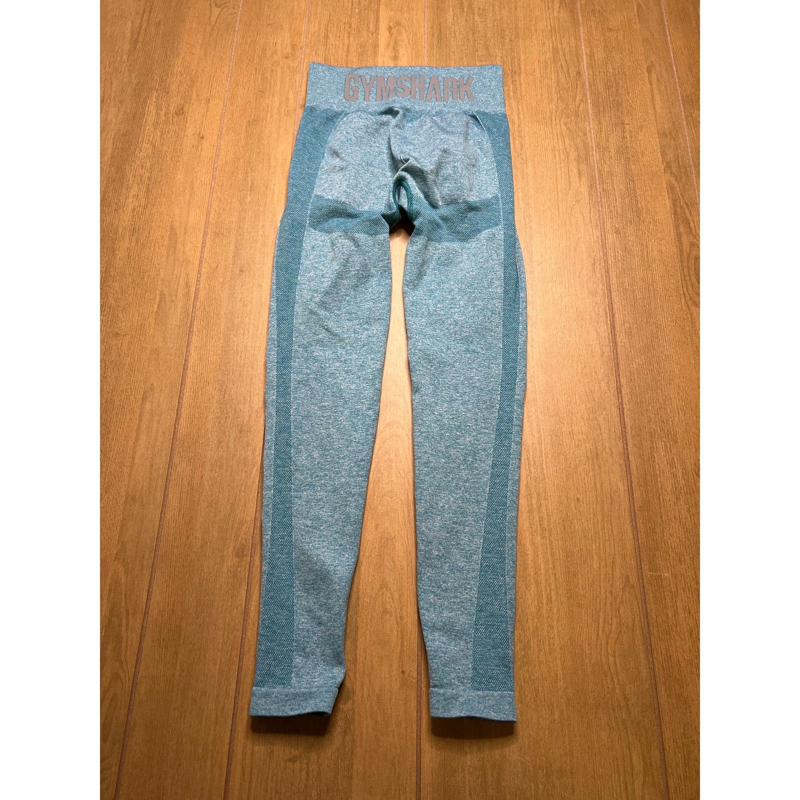 Gymshark Gymshark Flex High Waisted Seamless Leggings Marled Blue S Size 22" - 3 Thumbnail