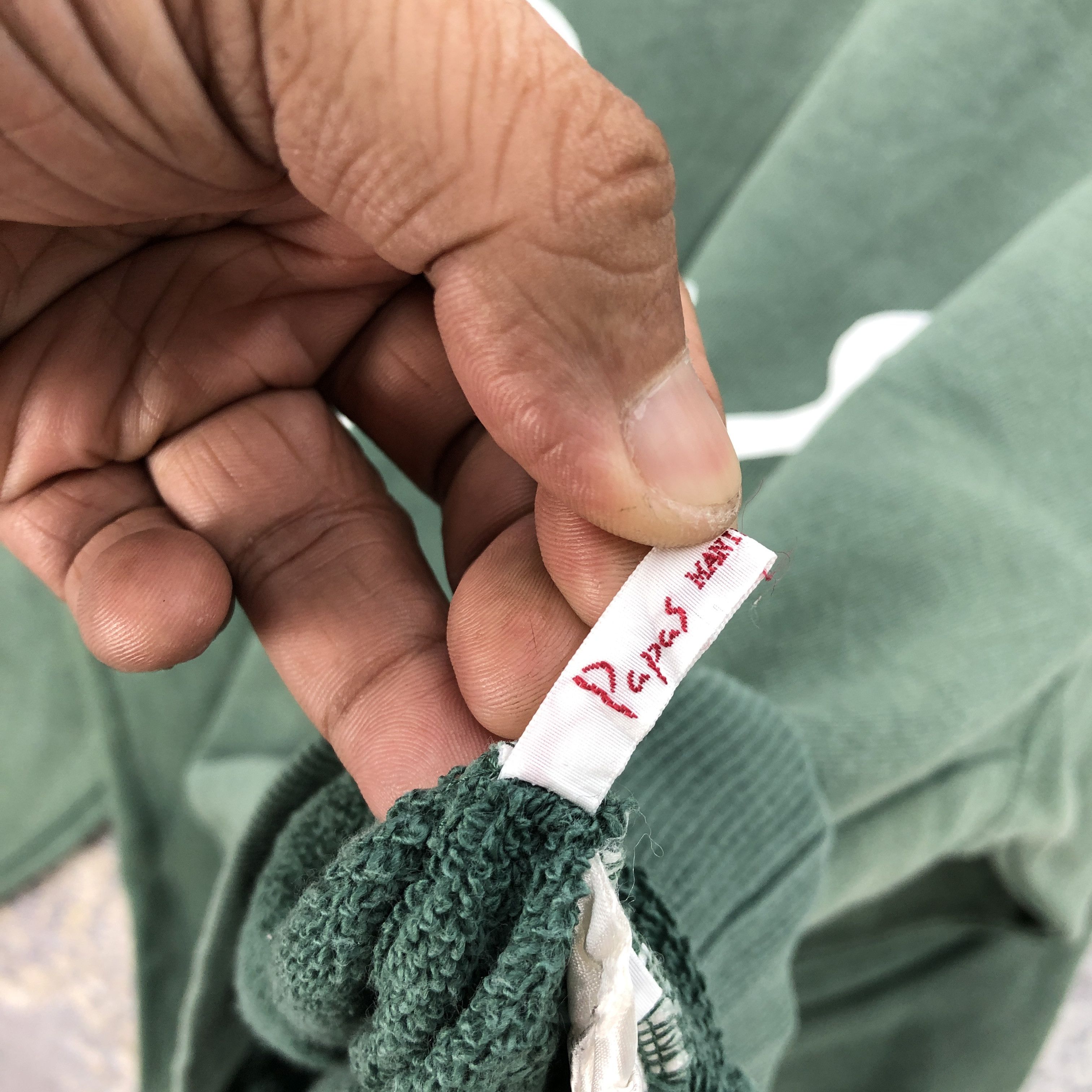 Japanese Brand × Vintage Vintage 90s Papas Maniere De Heming Japan Sweater Sweatshirt Size US XL / EU 56 / 4 - 9 Thumbnail