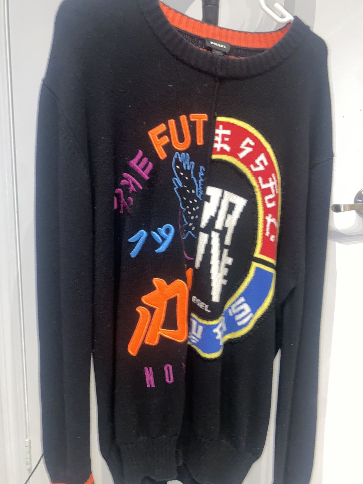 Diesel Diesel Brave New World Jumper Size US L / EU 52-54 / 3 - 3 Thumbnail