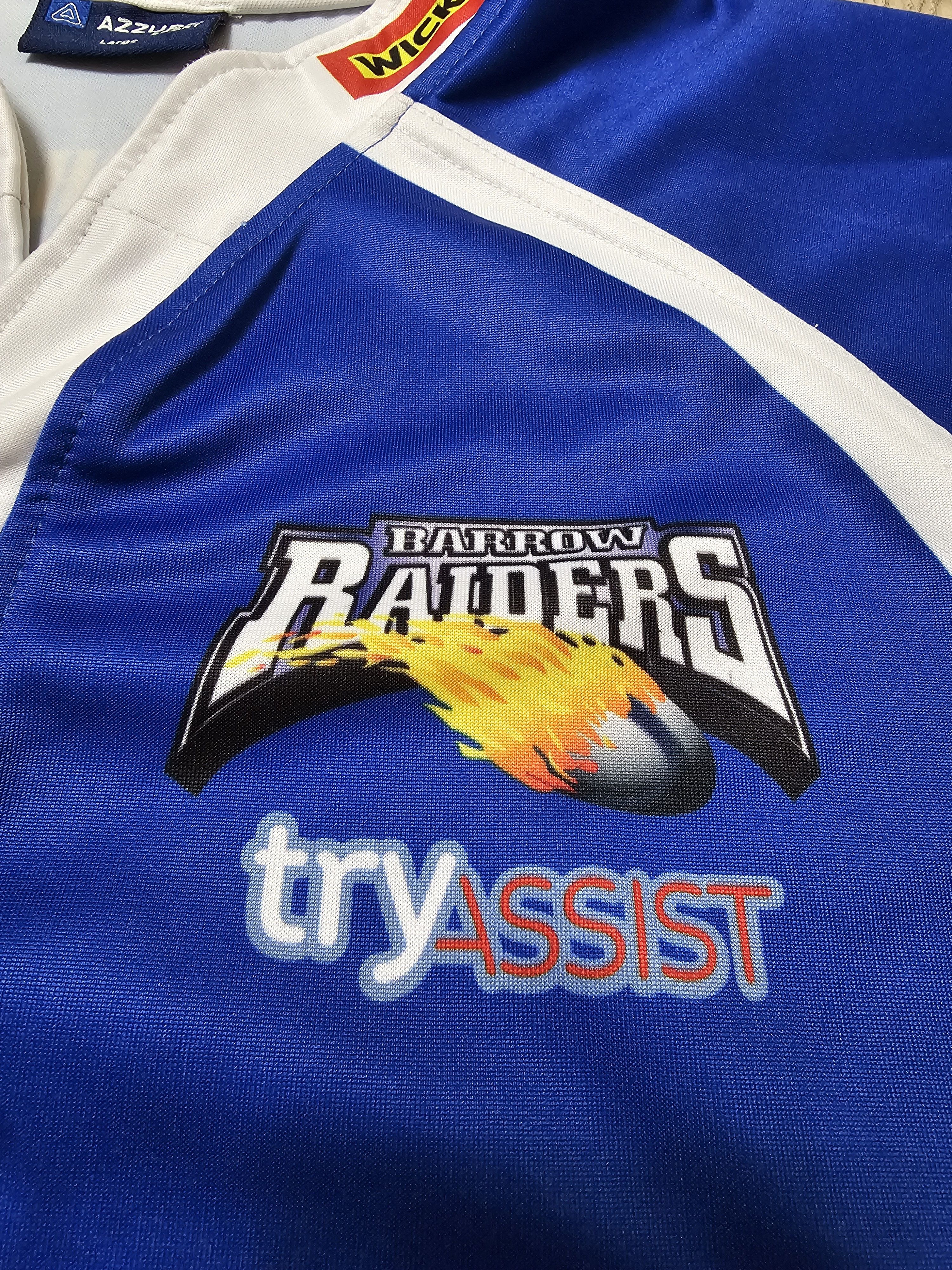 All Sport BARROW RAIDERS RUGBY JERSEY ENGLAND RUGBY JERSEY BLUE Size US L / EU 52-54 / 3 - 4 Thumbnail