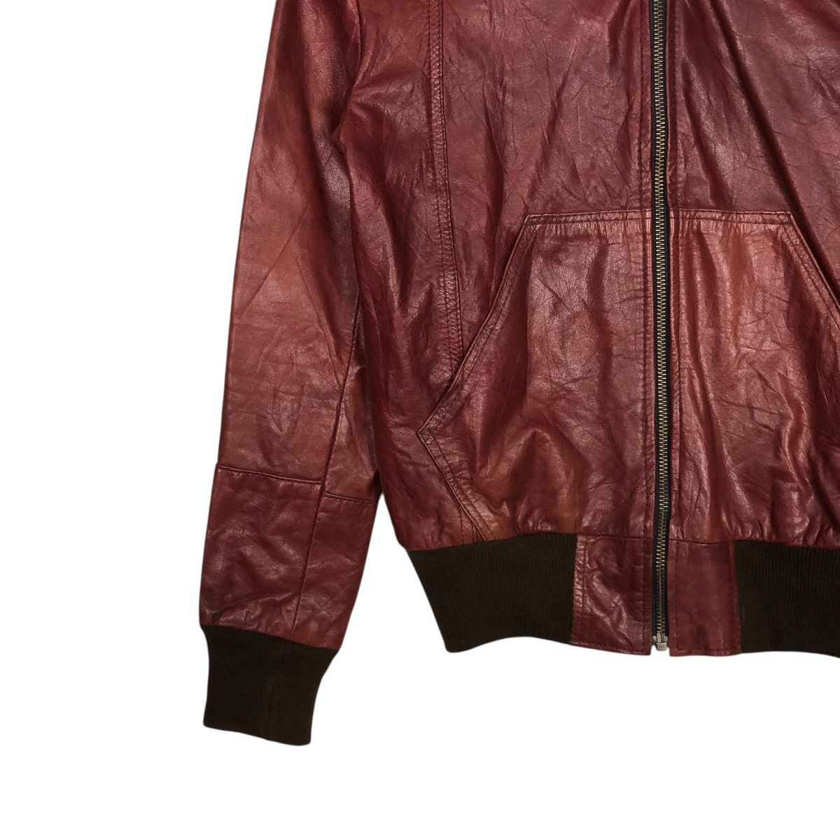 Pelle Pelle 🔥CROPPED BIKER LEATHER JACKET PELLE STUDIO Size US S / EU 44-46 / 1 - 6 Thumbnail