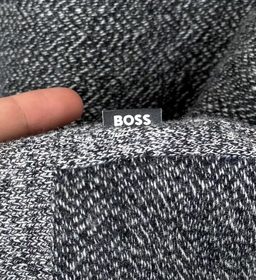 Hugo Boss Hugo Boss Wool Crew Neck Jumper Sweater Gray Long Sleeve Top Size US M / EU 48-50 / 2 - 3 Thumbnail