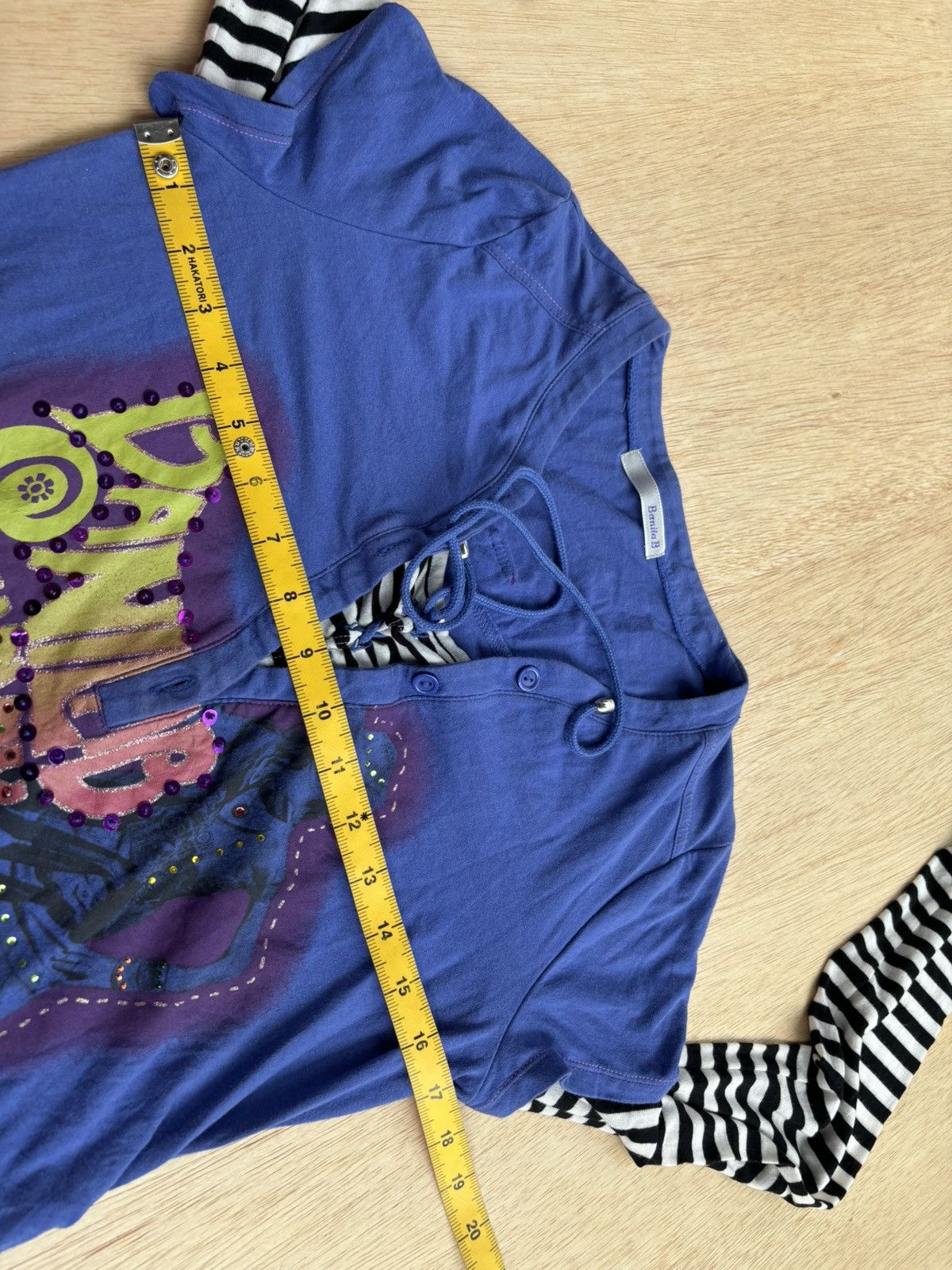 Hysteric Glamour × If Six Was Nine × Japanese Brand Y2k Double Layer Banila B Hysteric Glamour style Longsleeve Size M / US 6-8 / IT 42-44 - 11 Thumbnail